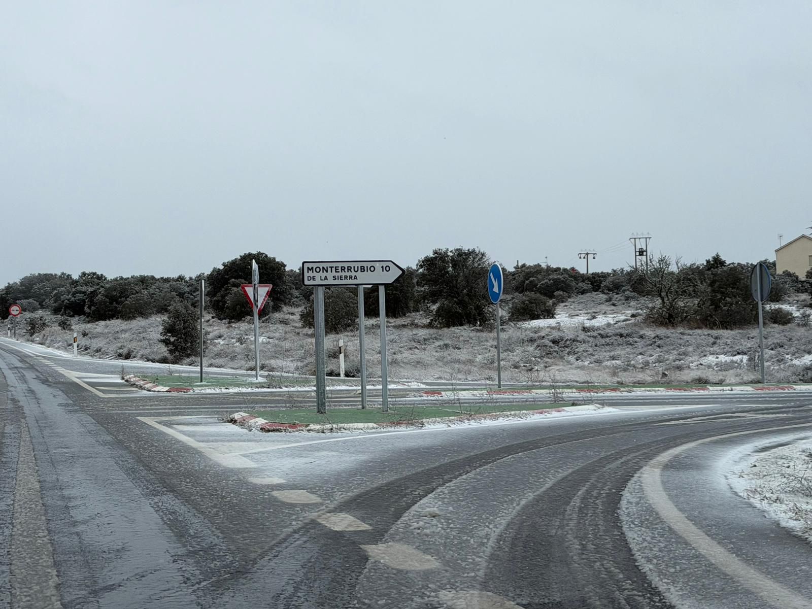 La borrasca Ingrid deja estampas blancas en Salamanca