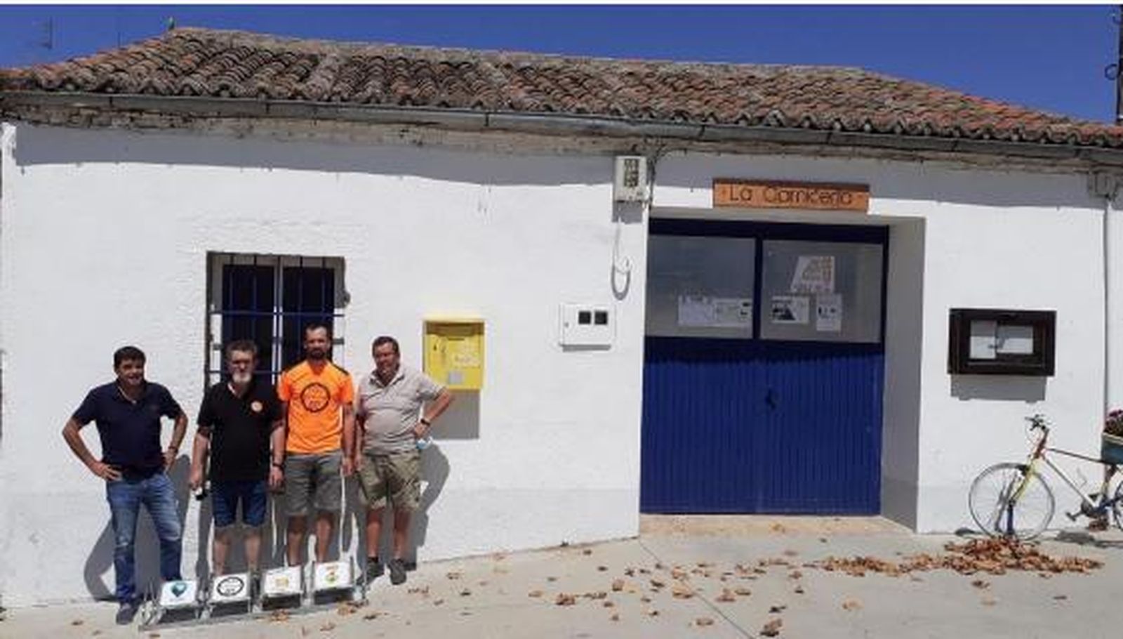 Los organizadores de la prueba.