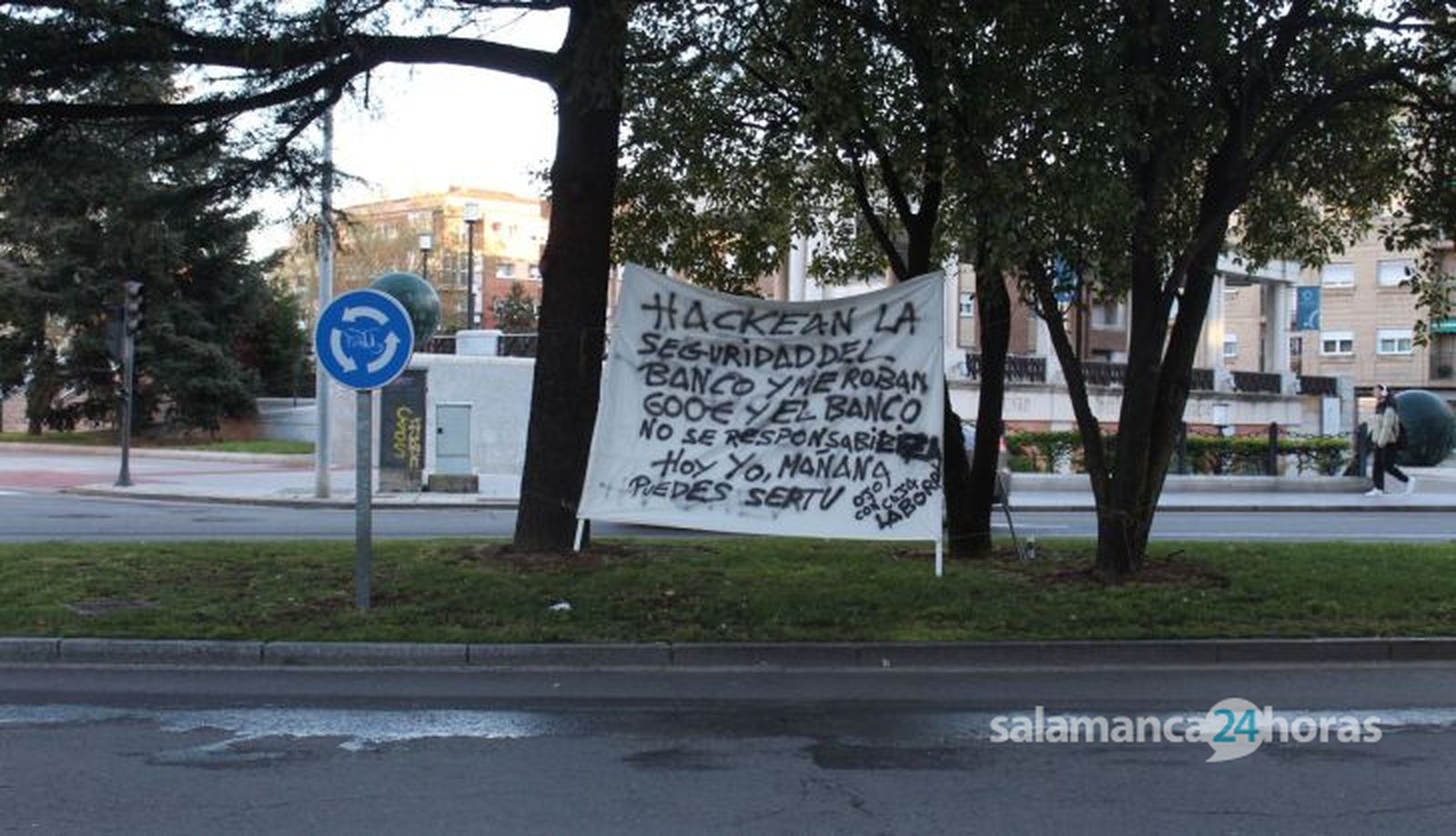 Protesta pacífica de Juan Antonio Lamas