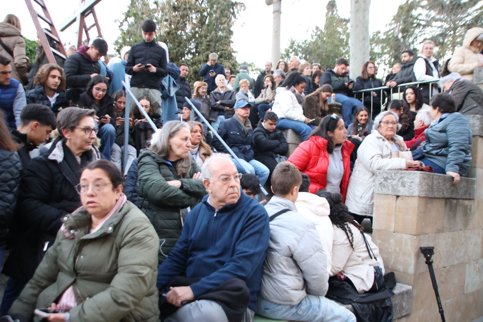 Así ha sido el ambiente en la procesión del Cristo de los Doctrinos y la Virgen de la Amargura