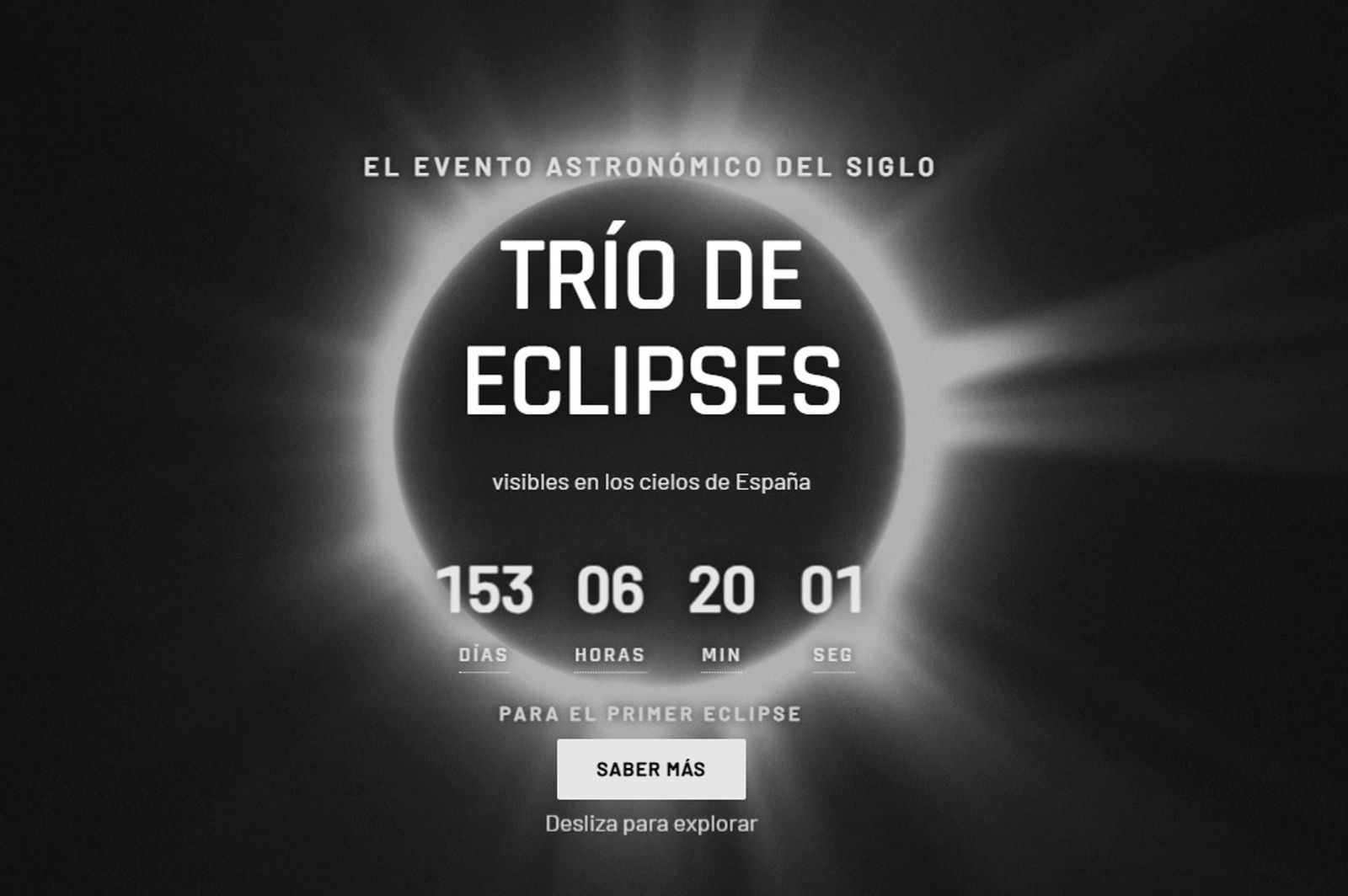 Web del Trío de Eclipses - MICIU