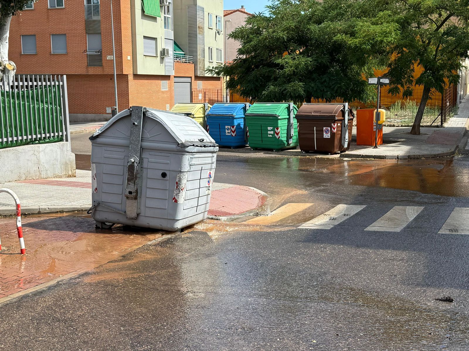 Reventón calle Santa Bárbara