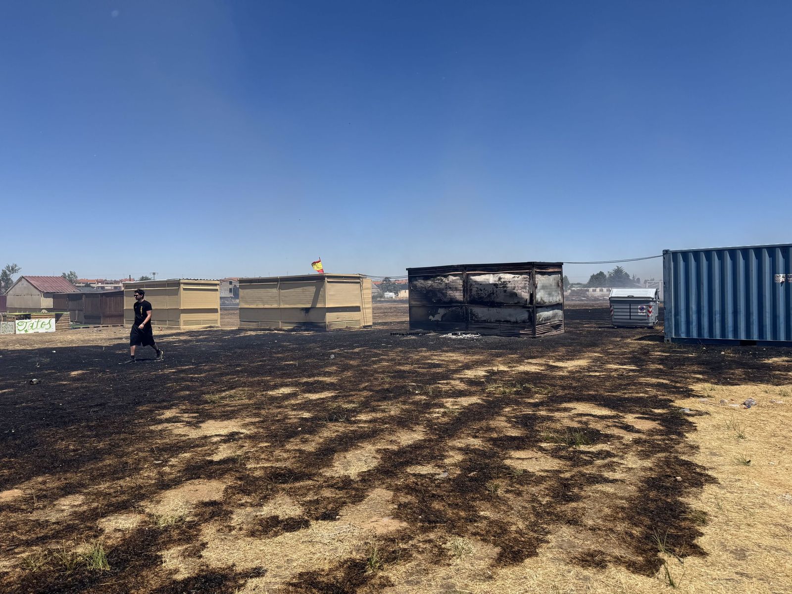 Incendio forestal en la zona de peñas de Santa Marta de Tormes
