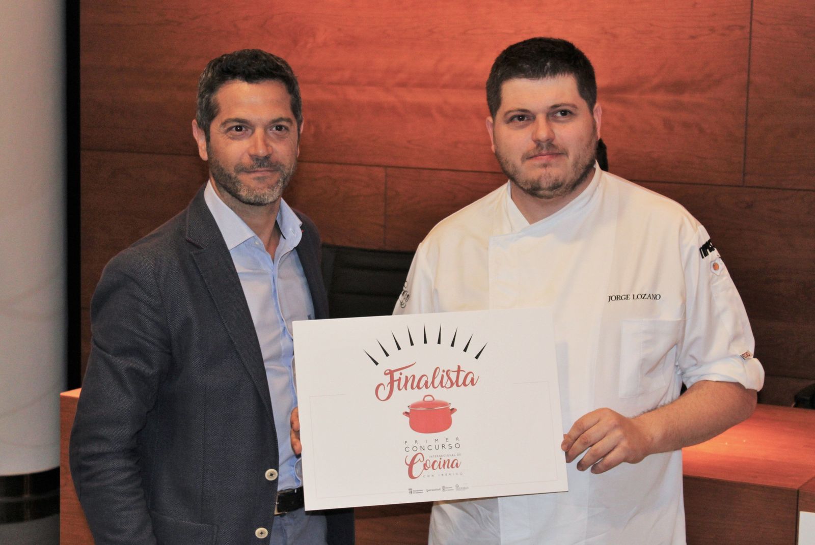 Jorge Lozano y Daniel Hernando, finalistas del Concurso de Cocina con Ibérico Jorge Lozano y Daniel Hernando, finalistas del Concurso de Cocina con Ibérico