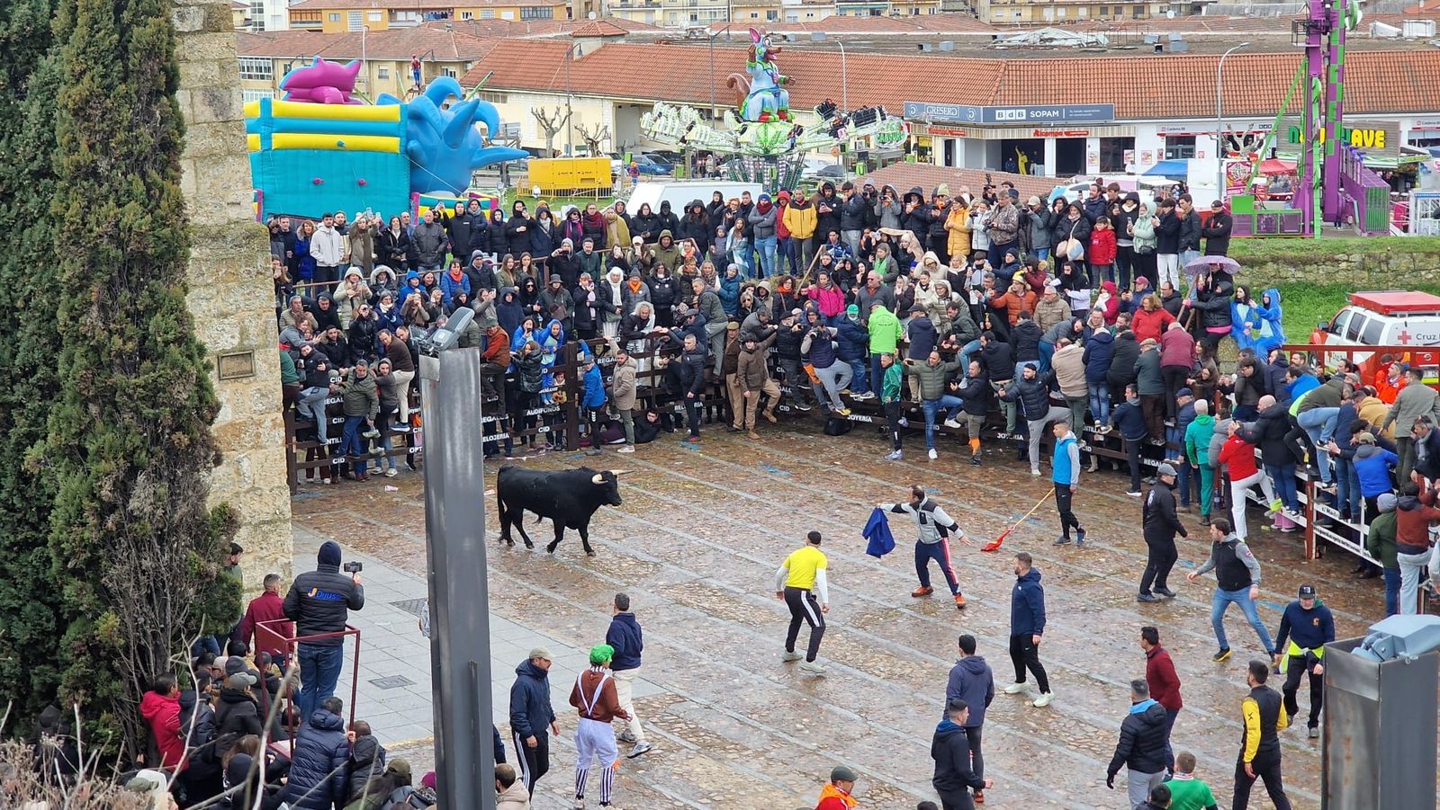 Desencierro domingo de carnaval en Ciudad Rodrigo
