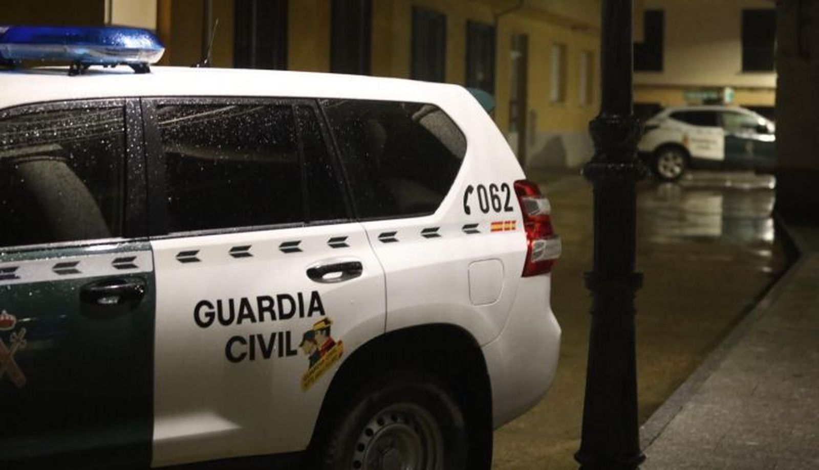 Guardia Civil en Mozárbez. Foto de archivo Guardia Civil en Mozárbez. Foto de archivo