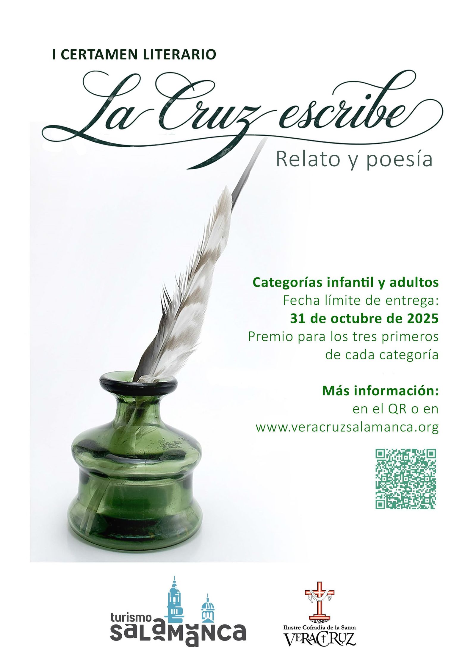 Cartel del certamen de literatura 'La cruz escribe'
