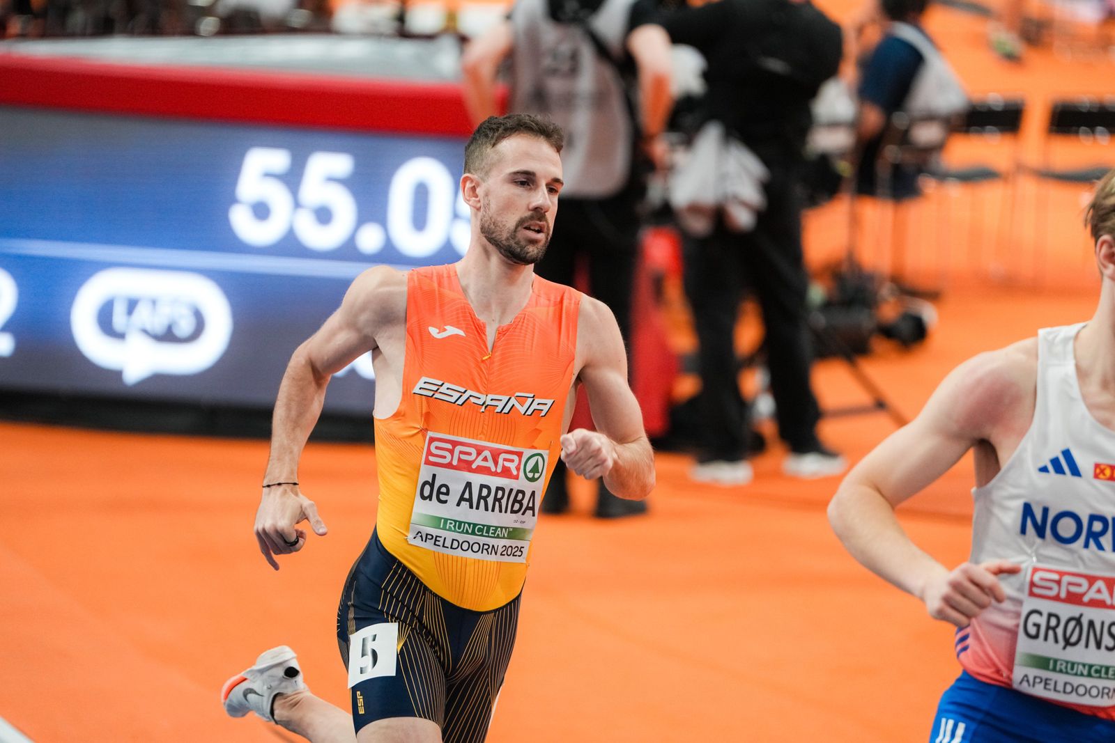 Álvaro de Arriba, en los Campeonatos de Europa de Apeldoorn | FOTO ATLETISMO RFEA