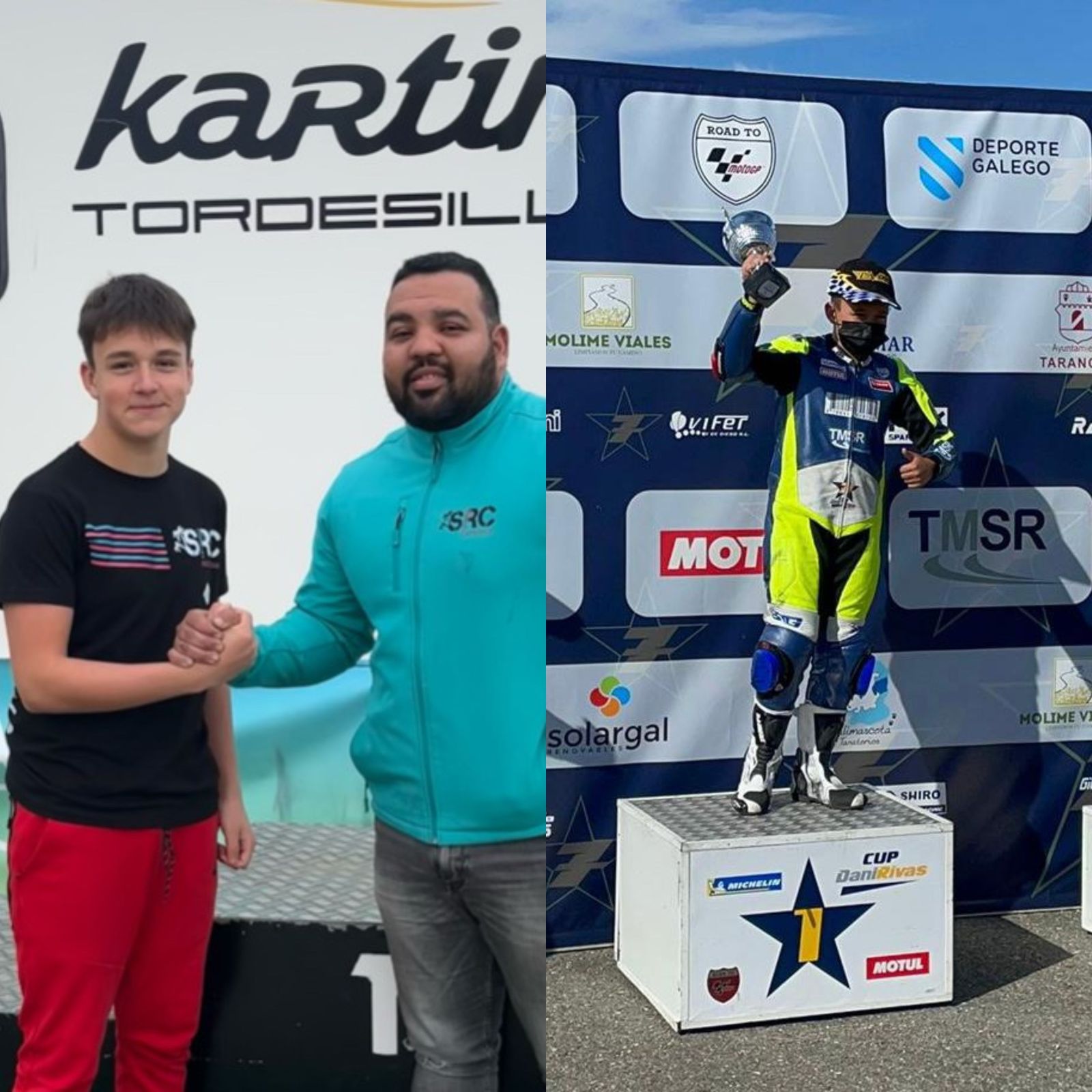 Damián Alonso, joven promesa del motociclismo 