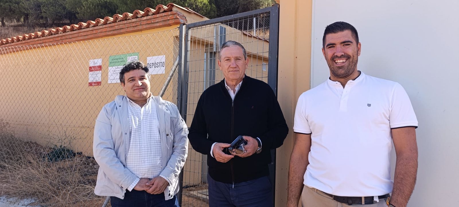 José Ángel Ruiz, Javier Faúndez y Óscar Marzo