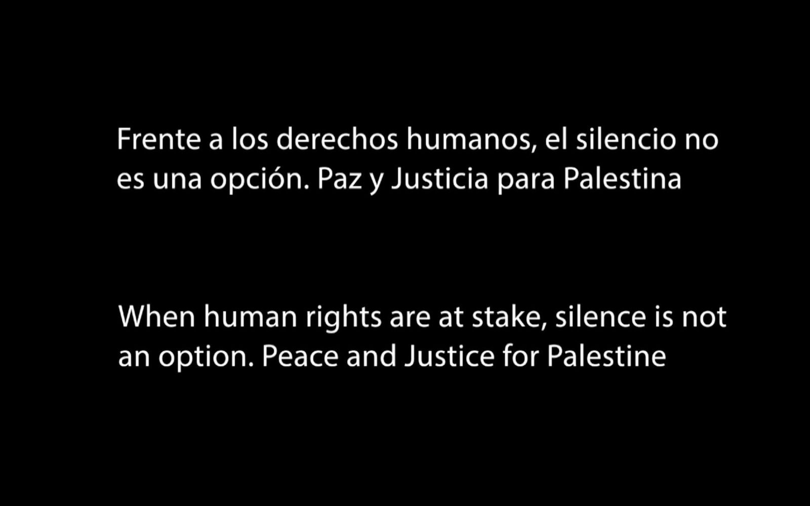 RTVE emite un mensaje a favor de Palestina antes de Eurovisión: "Frente a los derechos humanos, el silencio no es una opción" - EUROPA PRESS