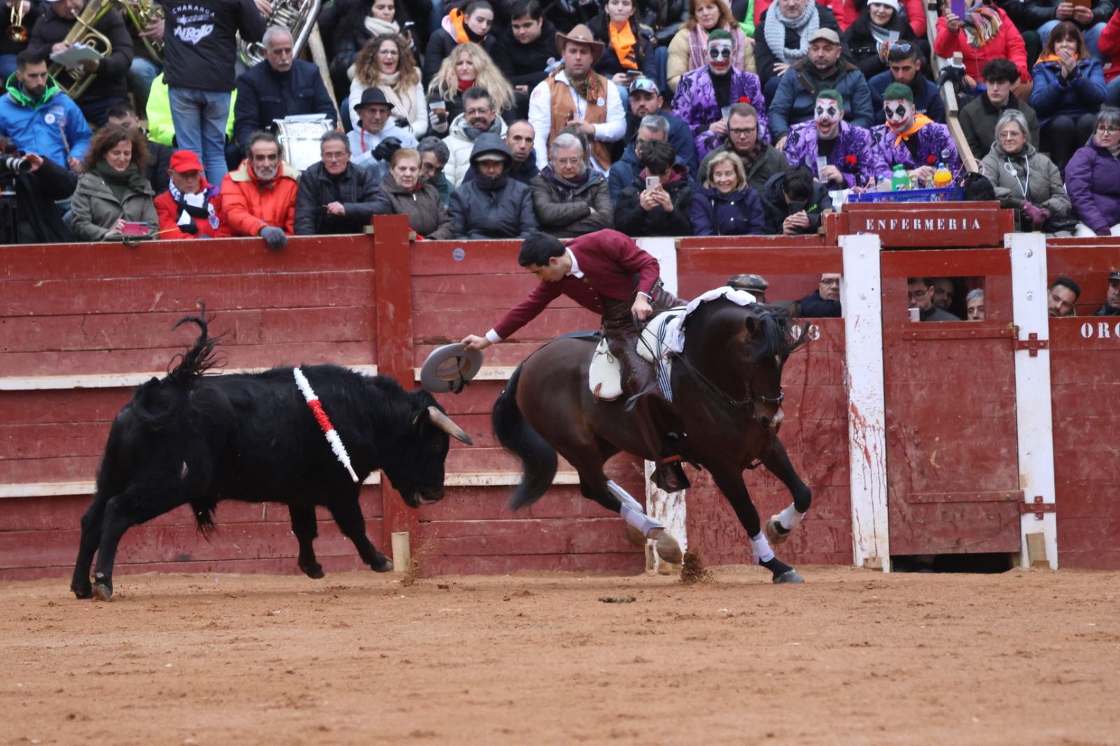 Novillada sin picadores del bolsín taurino y rejones en Ciudad Rodrigo