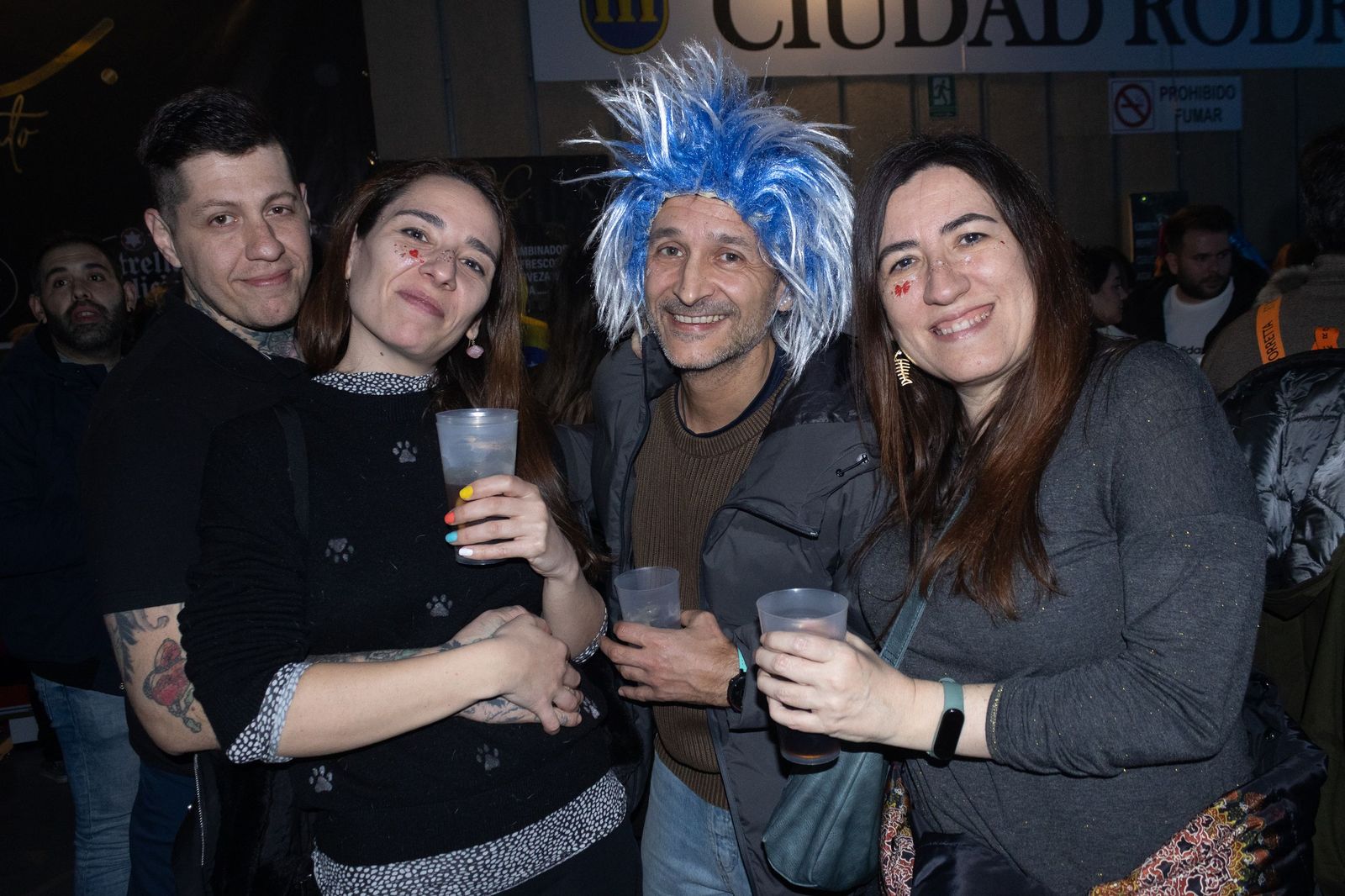 Salamanca de noche, sábado del Carnaval del Toro de Ciudad Rodrigo