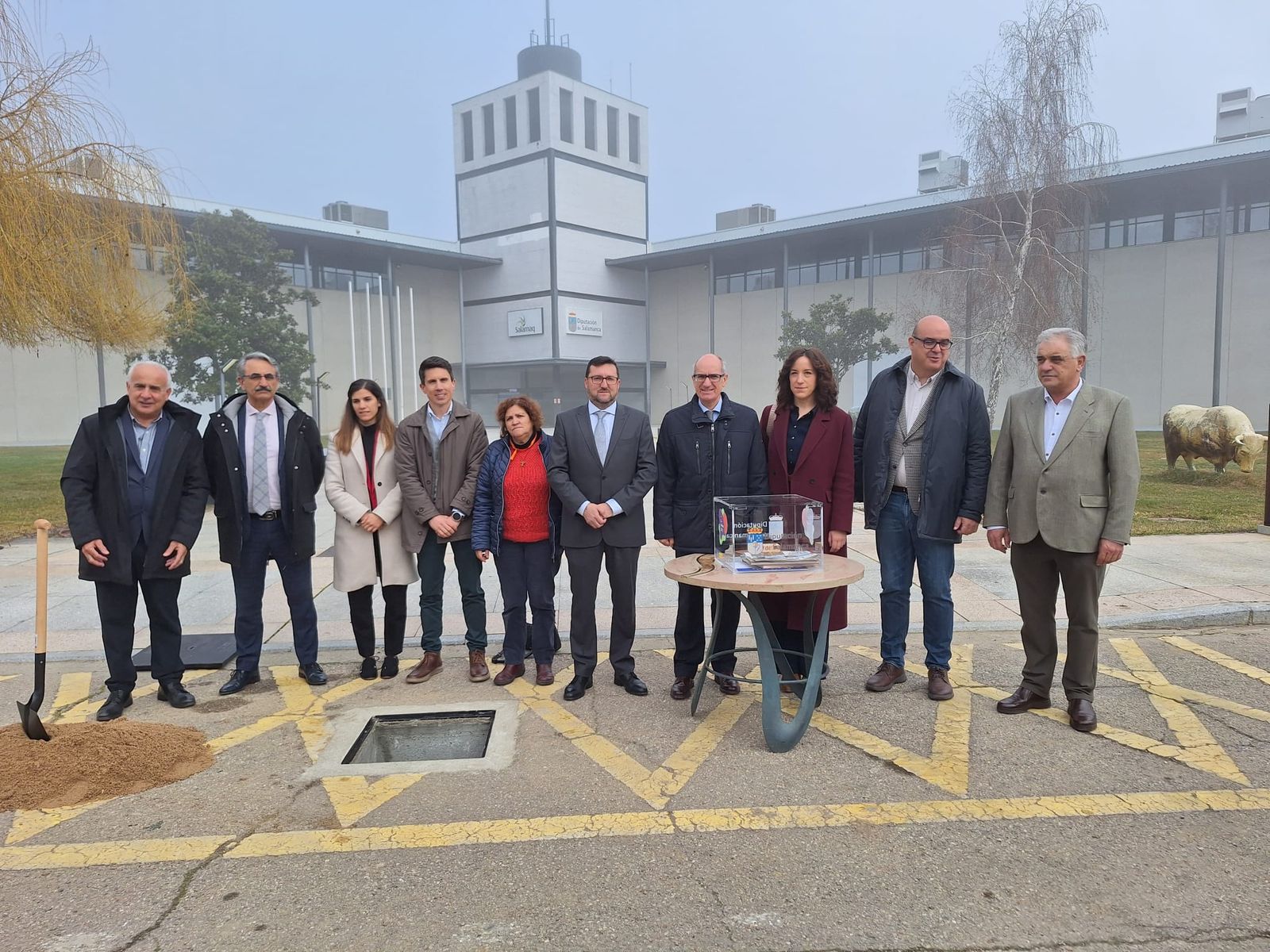 Remodelación del recinto ferial de la Diputación. Obras en el bulevar