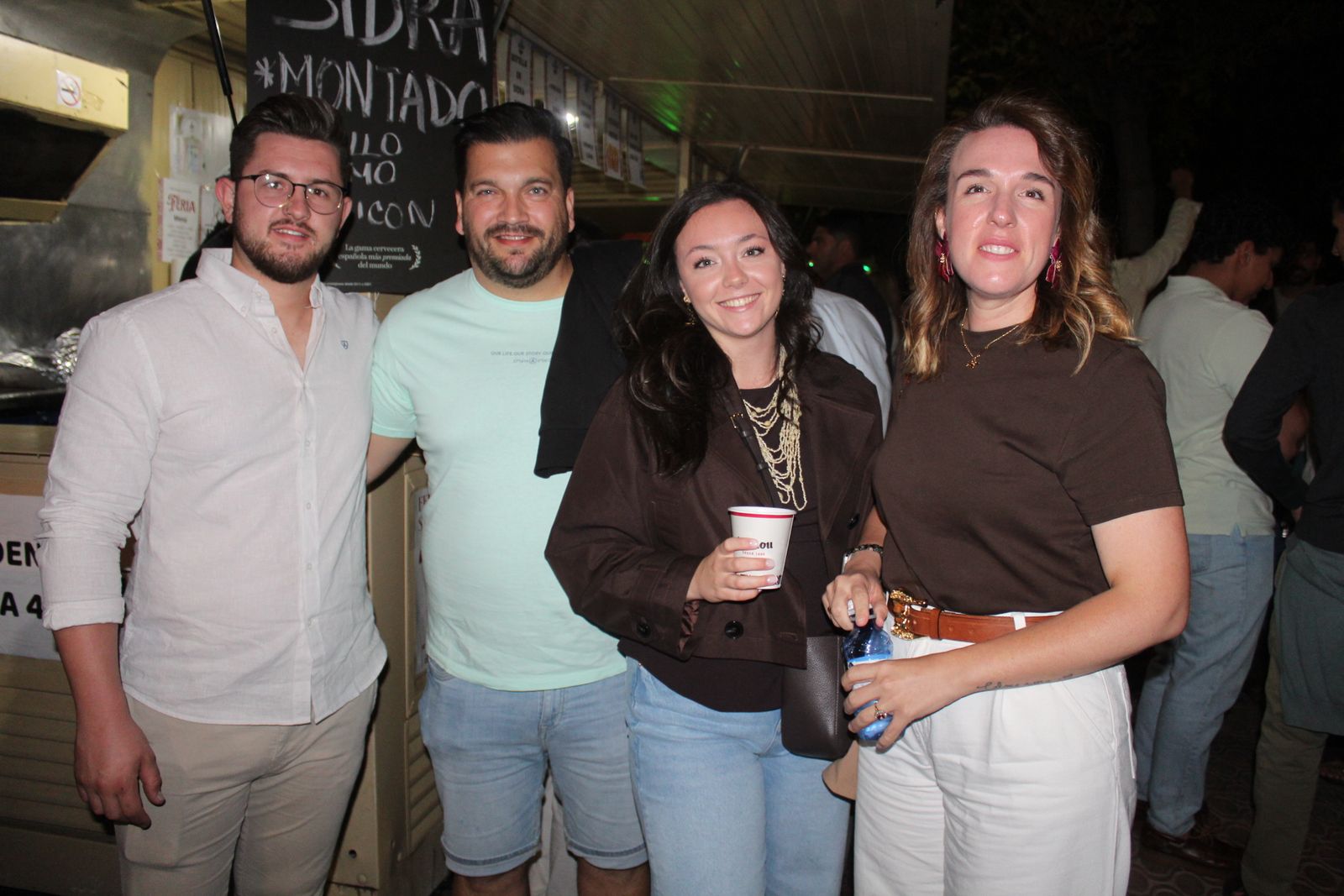 Ambiente en la Feria de Día en la tarde de este
