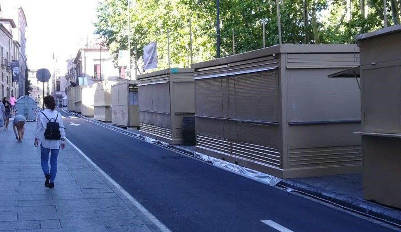 Ganemos pide que se amplíe el espacio para personas con movilidad reducida en los eventos de la Plaza Mayor