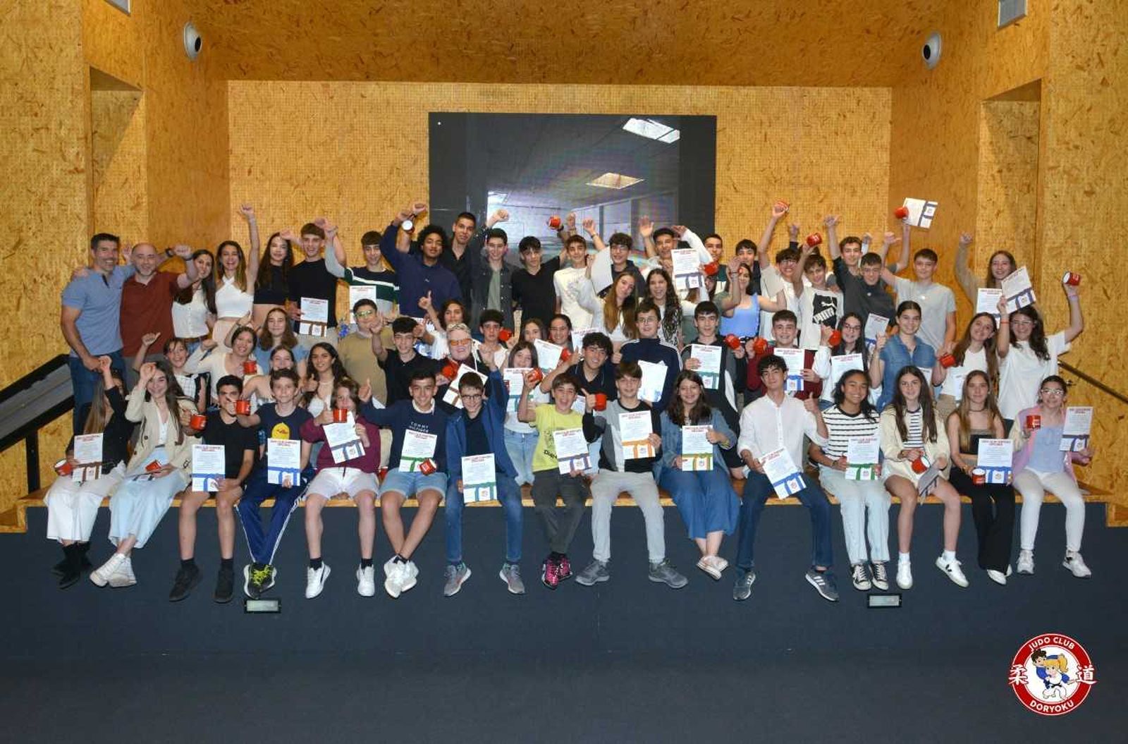 Entrega de diplomas del Gimnasio Zarza