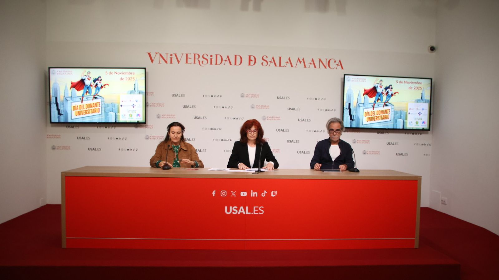 La vicerrectora de Estudiantes presenta las actividades del ‘Día del donante universitario’