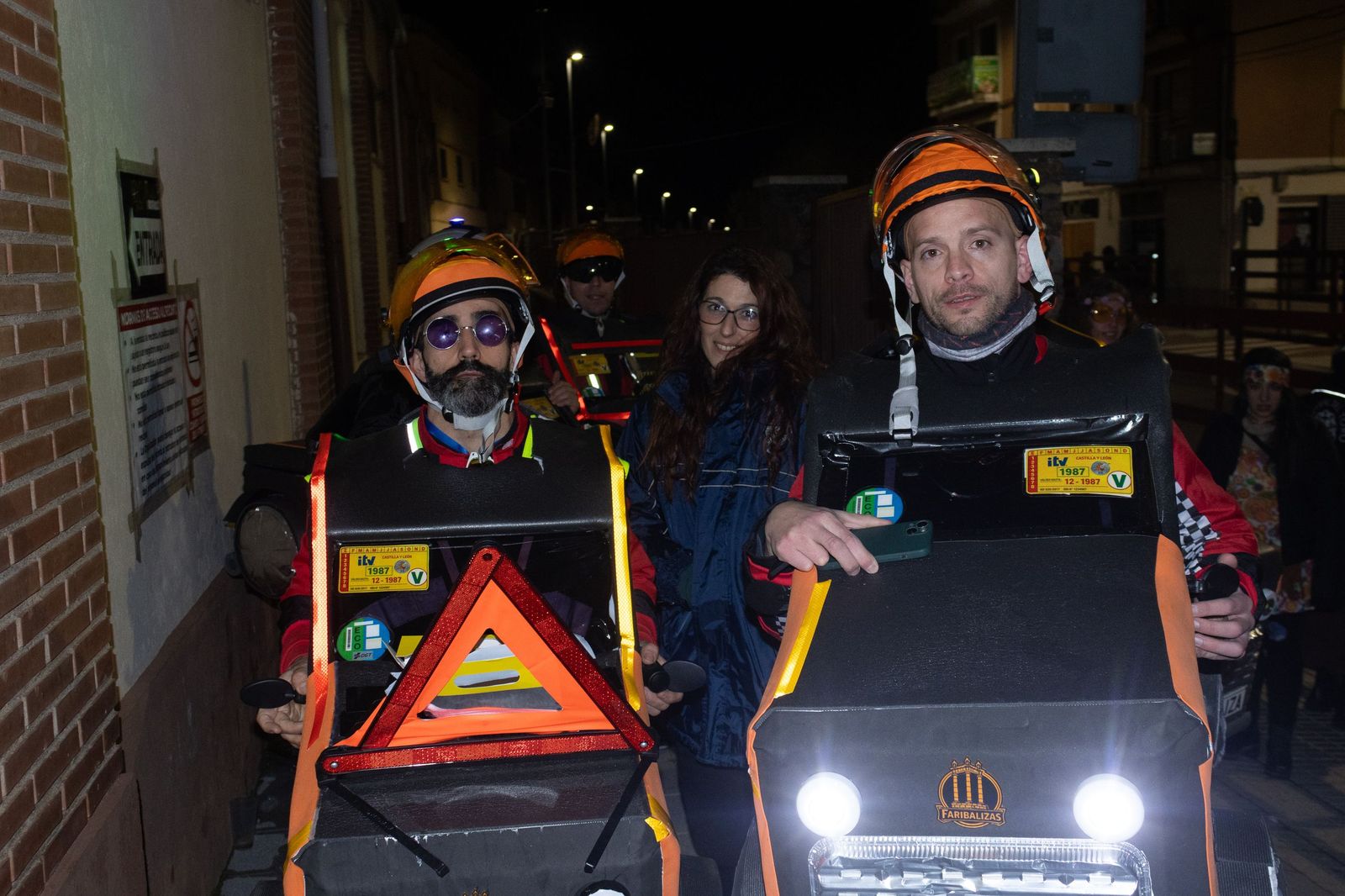 Salamanca de noche, sábado del Carnaval del Toro de Ciudad Rodrigo