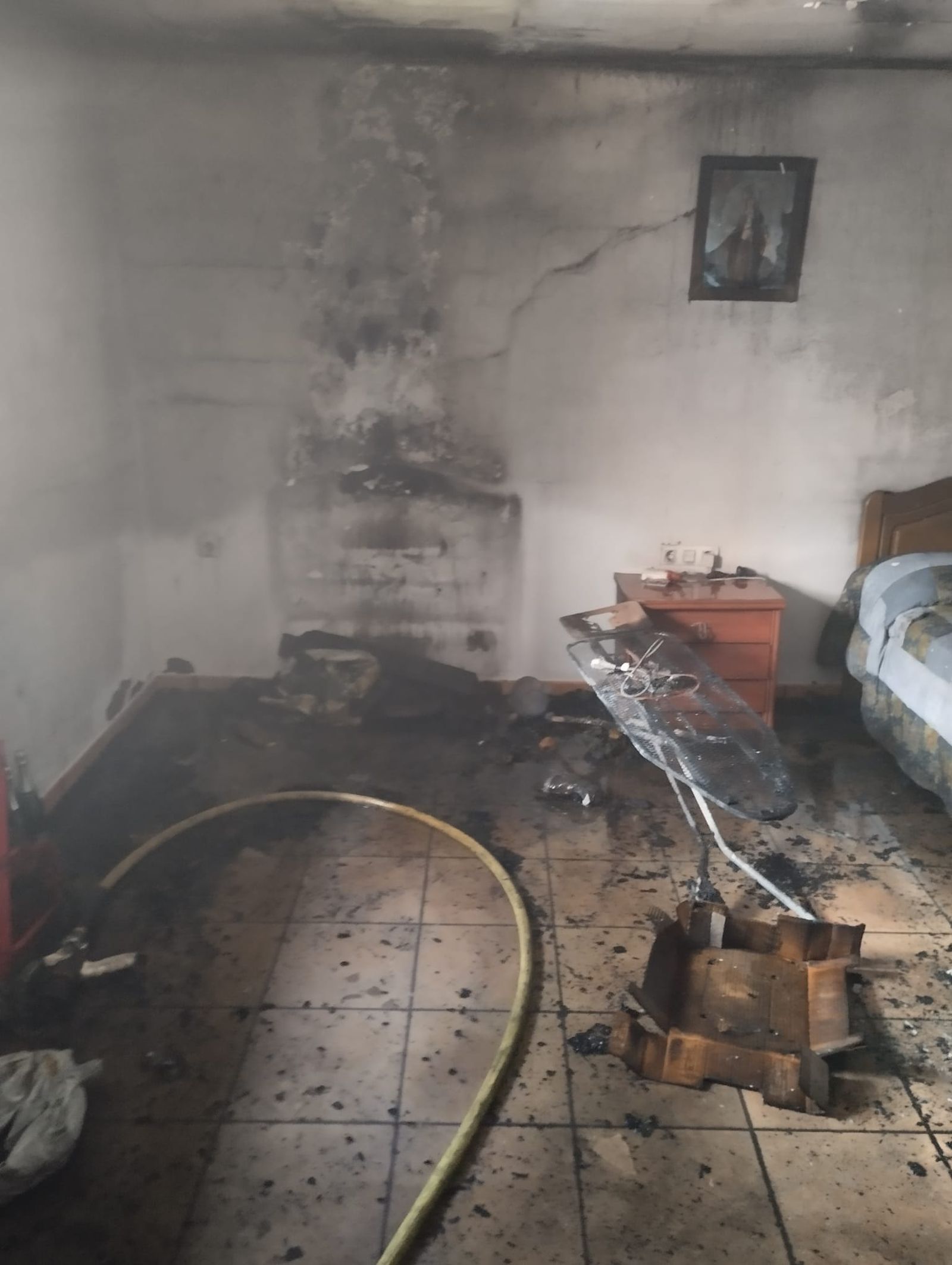 Incendio vivienda Benavente