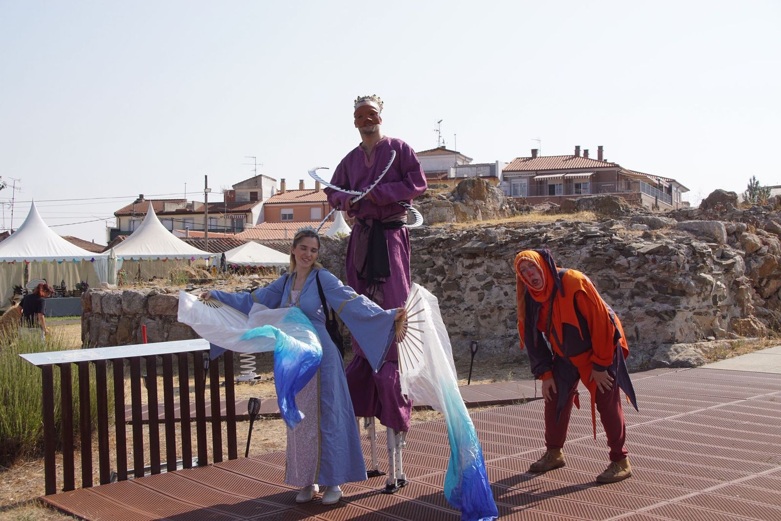 Inauguración del mercado medieval de Alba de Tormes