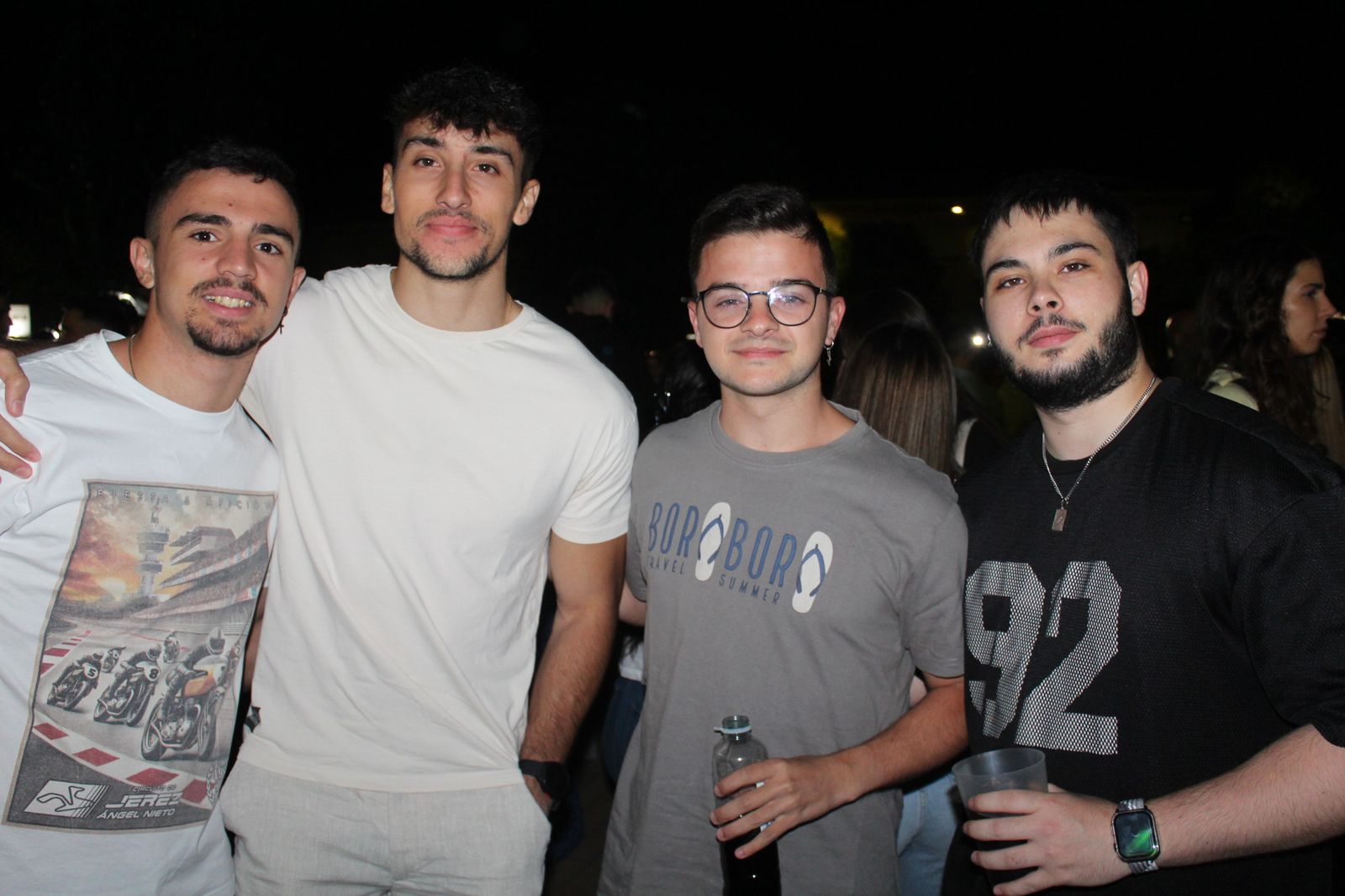 Salamanca de noche, sábado 26 de julio