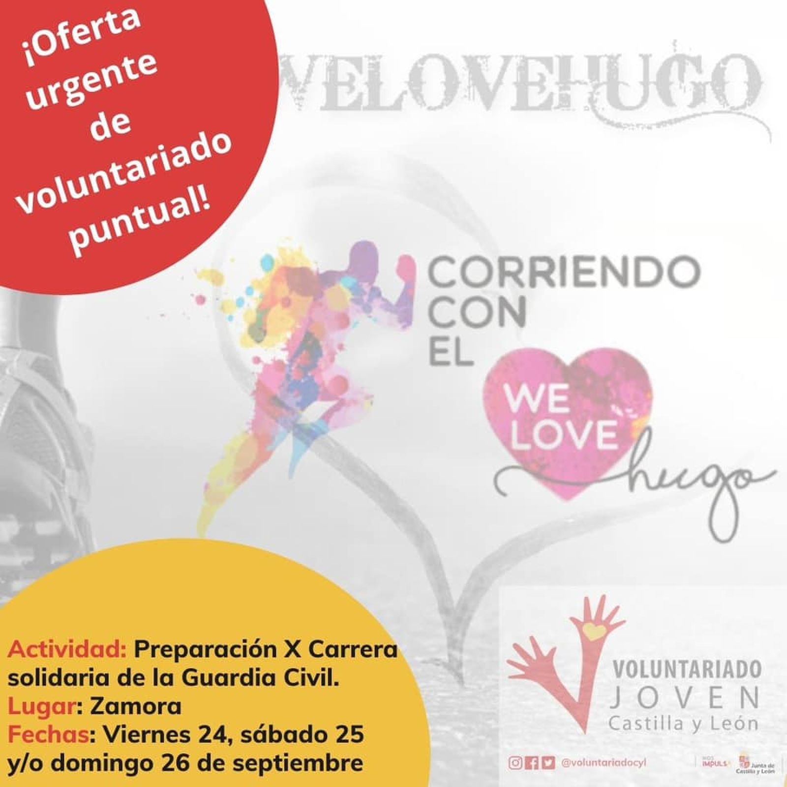 Cartel busqueda de voluntarios