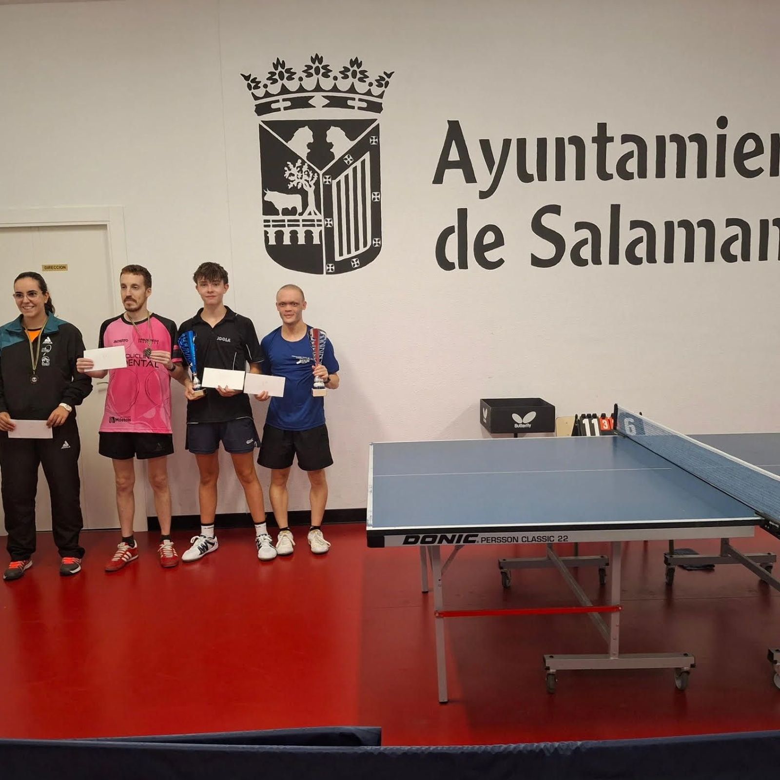 Fran Martín de Coyanza, campeón de 39 open Ciudad de Salamanca de Tenis de Mesa