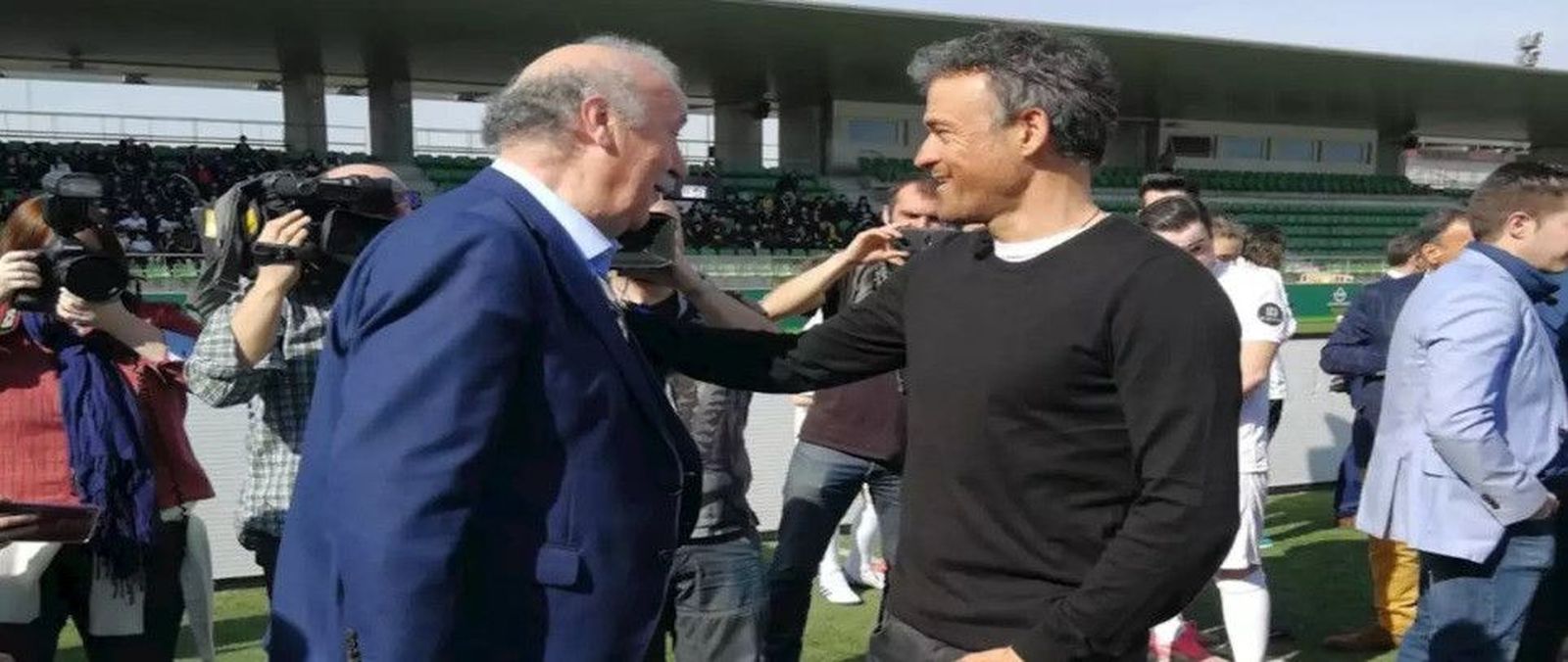 Del Bosque y Luis Enrique
