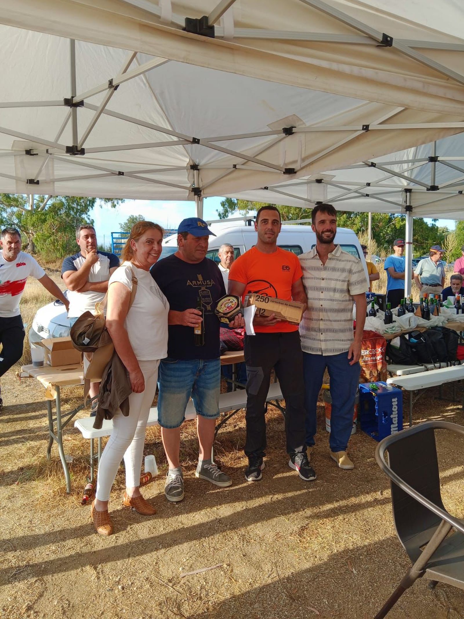 Extraordinaria participación en la tirada al plato de Lumbrales