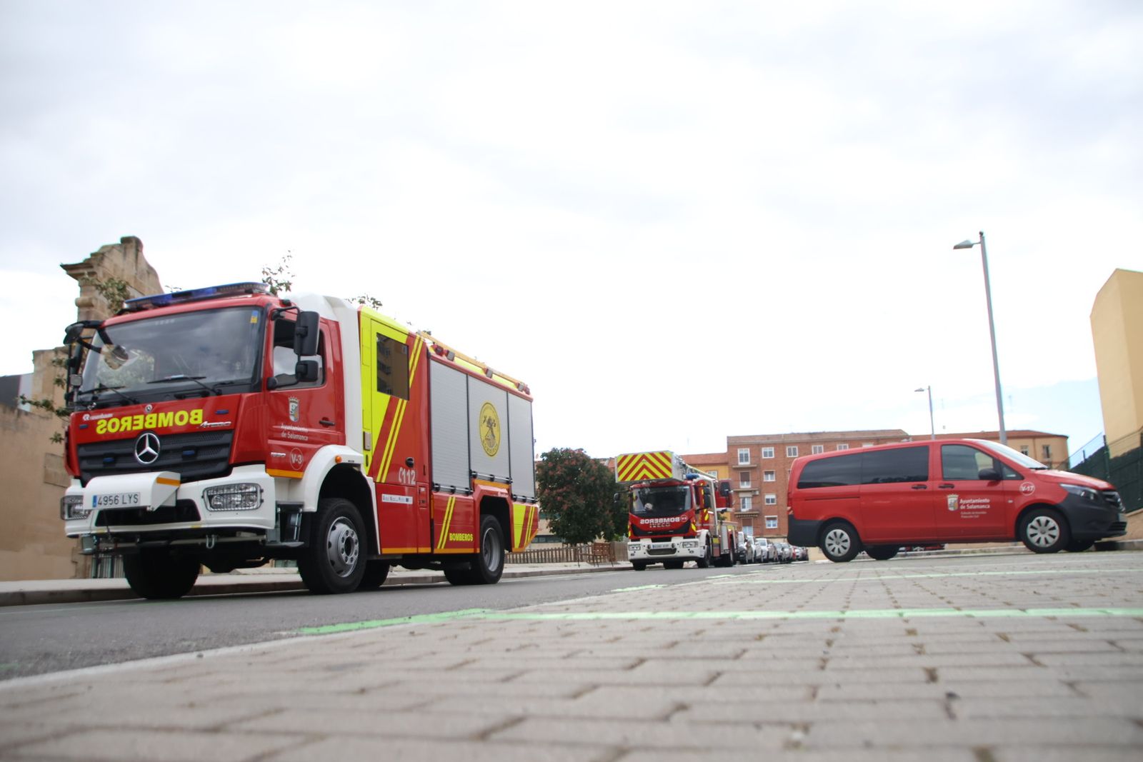 Talleres de prevención de incendios y primeros auxilios y una muestra de vehículos y material de bomberos