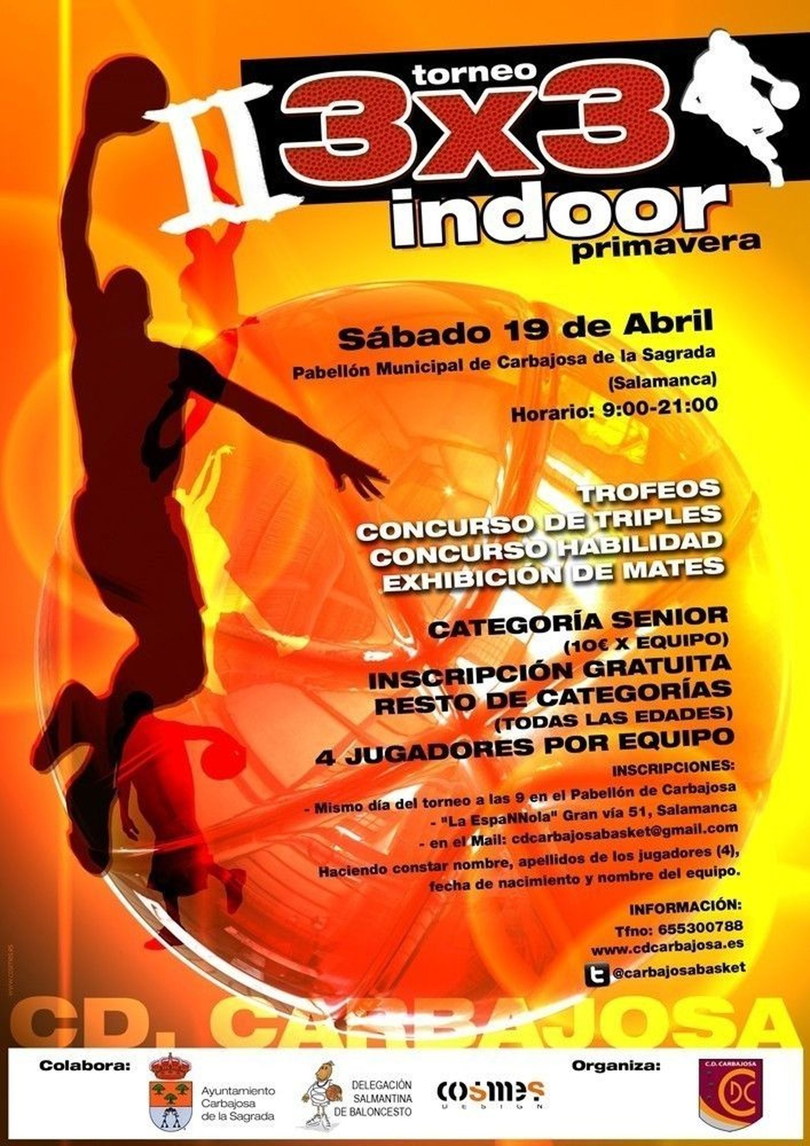 Carbajosa vuelve a organizar el Torneo 3x3 de Baloncesto