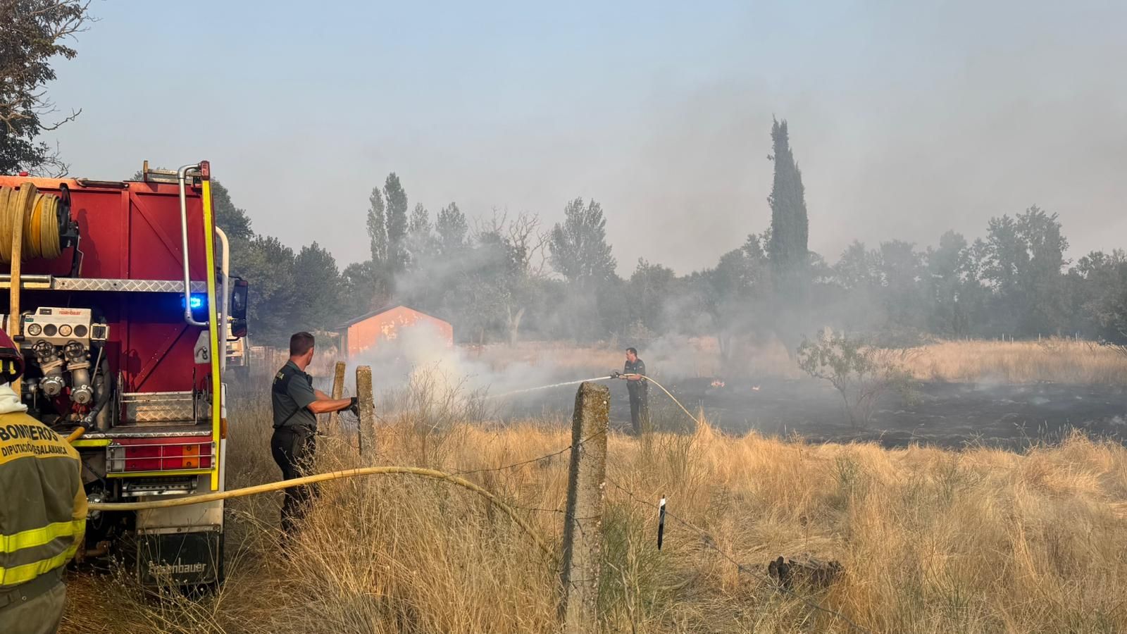 Incendio en Cabrerizos