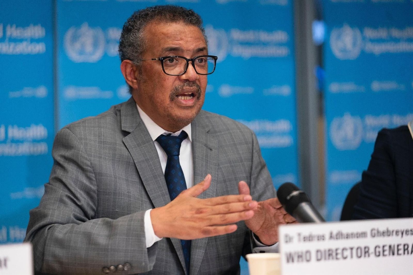 El director general de la Organización Mundial de la Salud (OMS), Tedros Adhanom Ghebreyesus