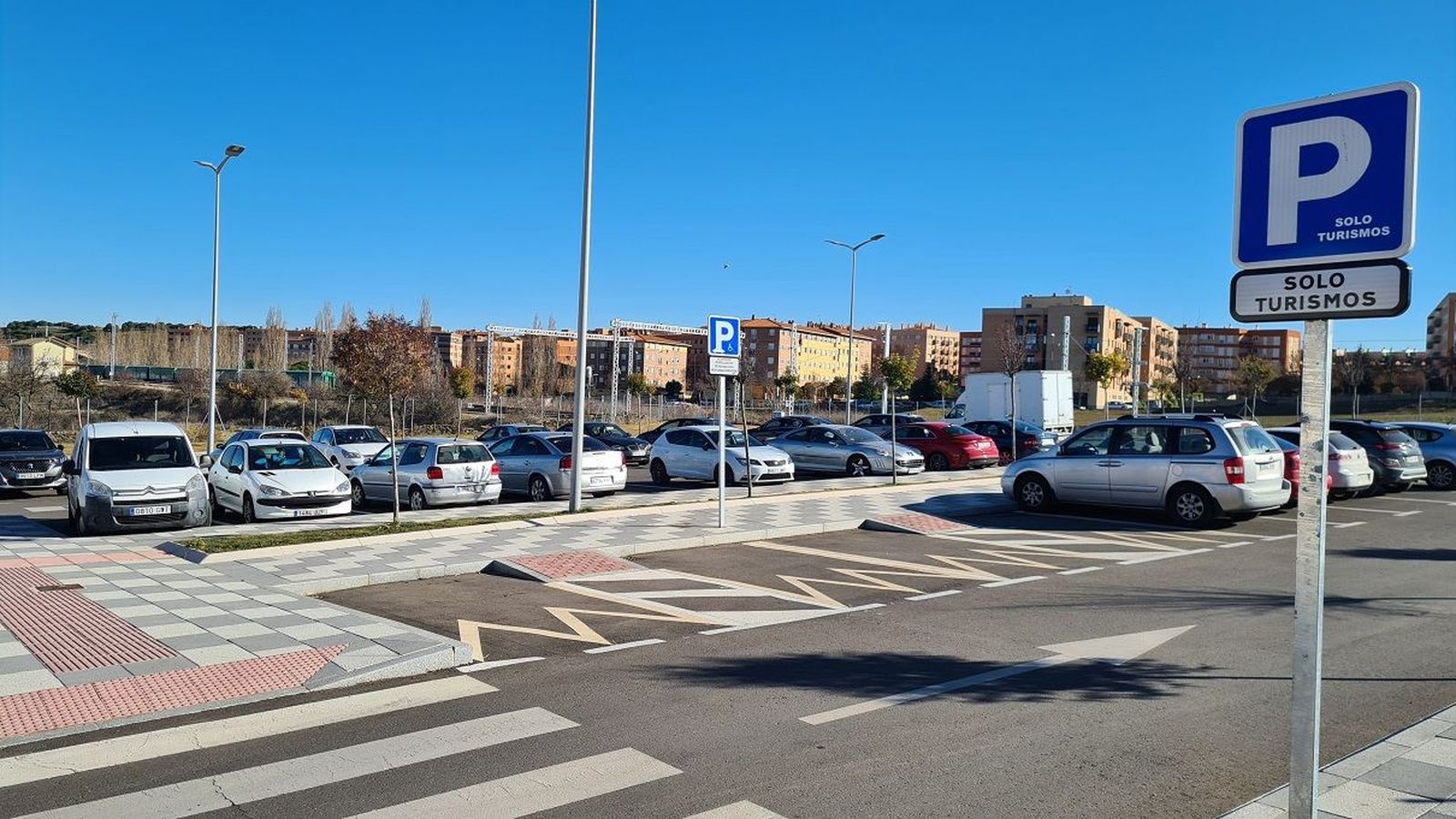 Aparcamiento de Tejares Sur, obra del Ayuntamiento de Salamanca