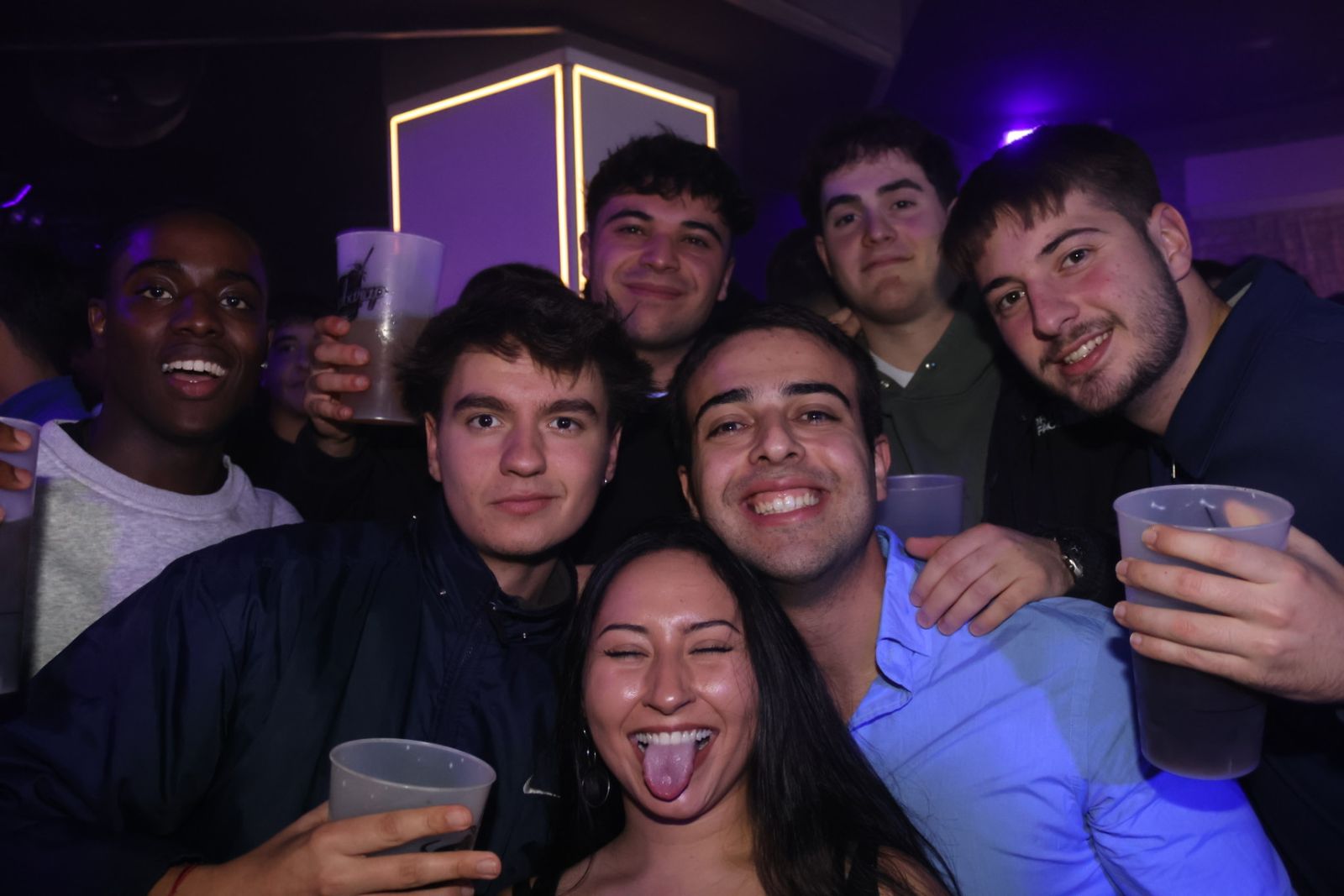 Salamanca de noche, sábado 17 de enero