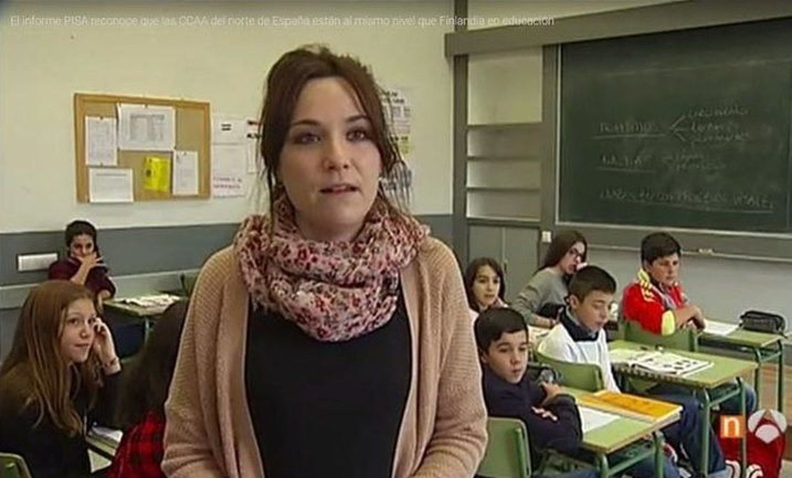 Los informativos de Antena 3 ilustran los buenos datos del informe PISA en el Claudio Moyano