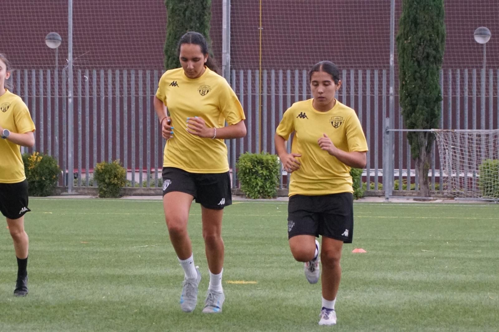 El Salamanca Fútbol Femenino. Primer entrenamiento de la pretemporada.