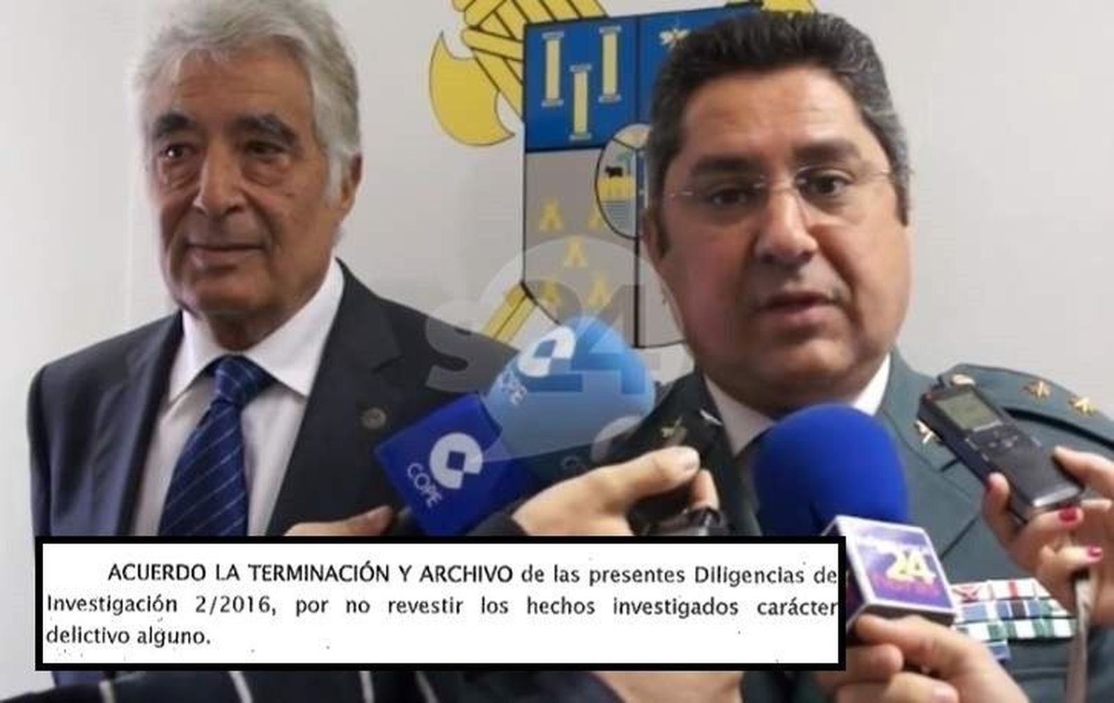 Archivada la investigación por falso testimonio del ex jefe de la Guardia Civil de Salamanca, Francisco Javier Jambrina