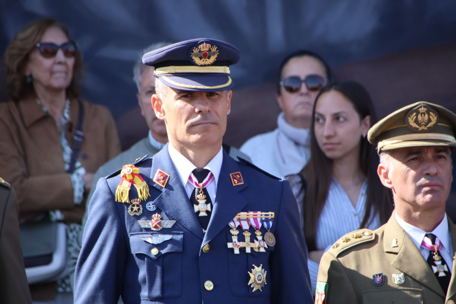 Inauguración glorieta a la Guardia Civil en Villares de la Reina