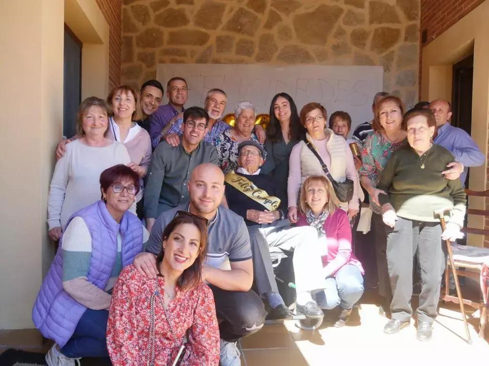 Cipriano de Paz celebra su 100 cumpleaños