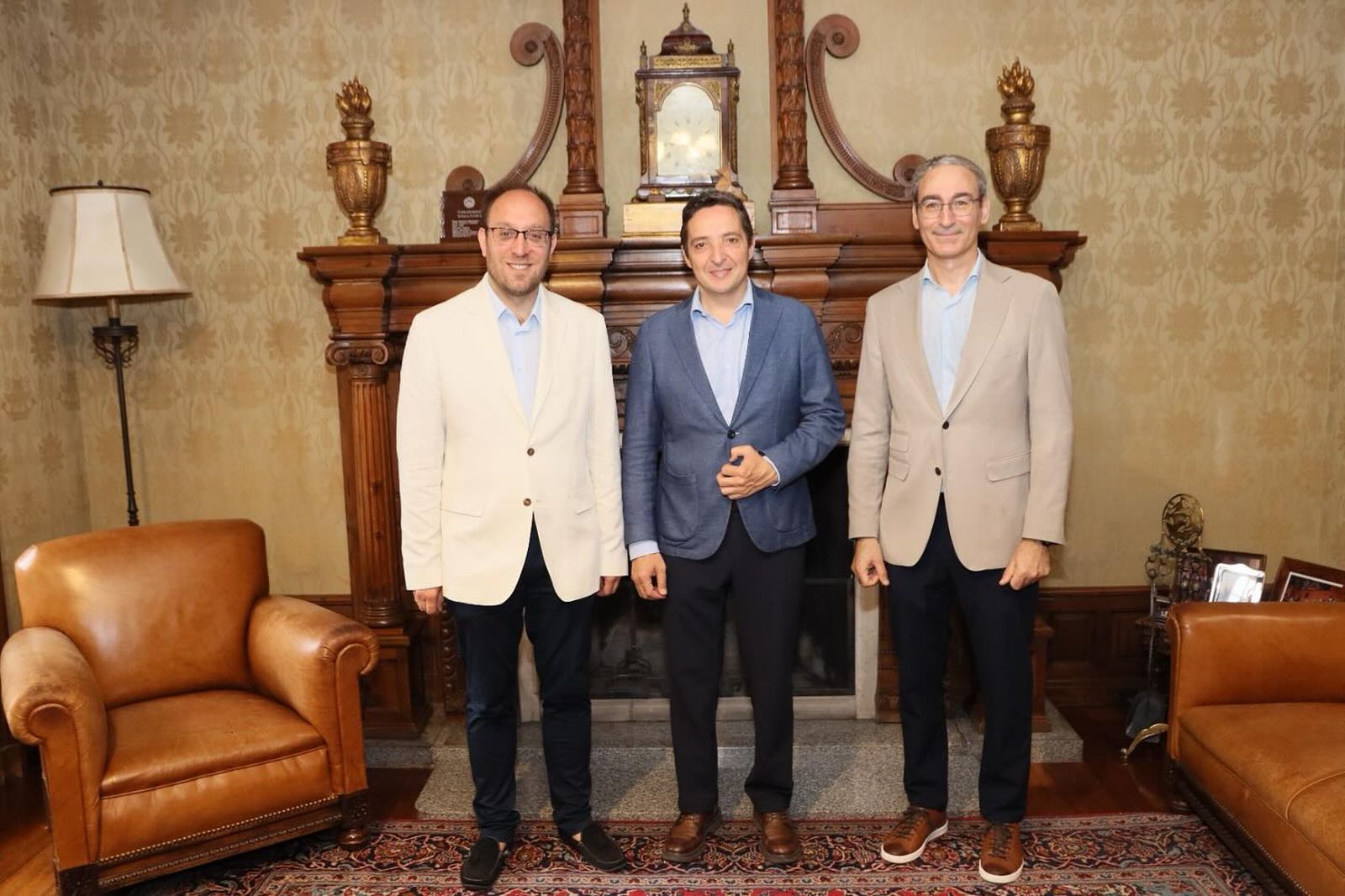 Marcos Iglesias, Julio Nager y Juan Manuel Corchado Marcos Iglesias, Julio Nager y Juan Manuel Corchado