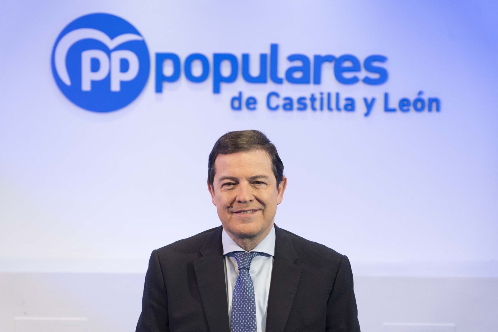 El candidato del Partido Popular a la presidencia de Castilla y León, Alfonso Fernández Mañueco