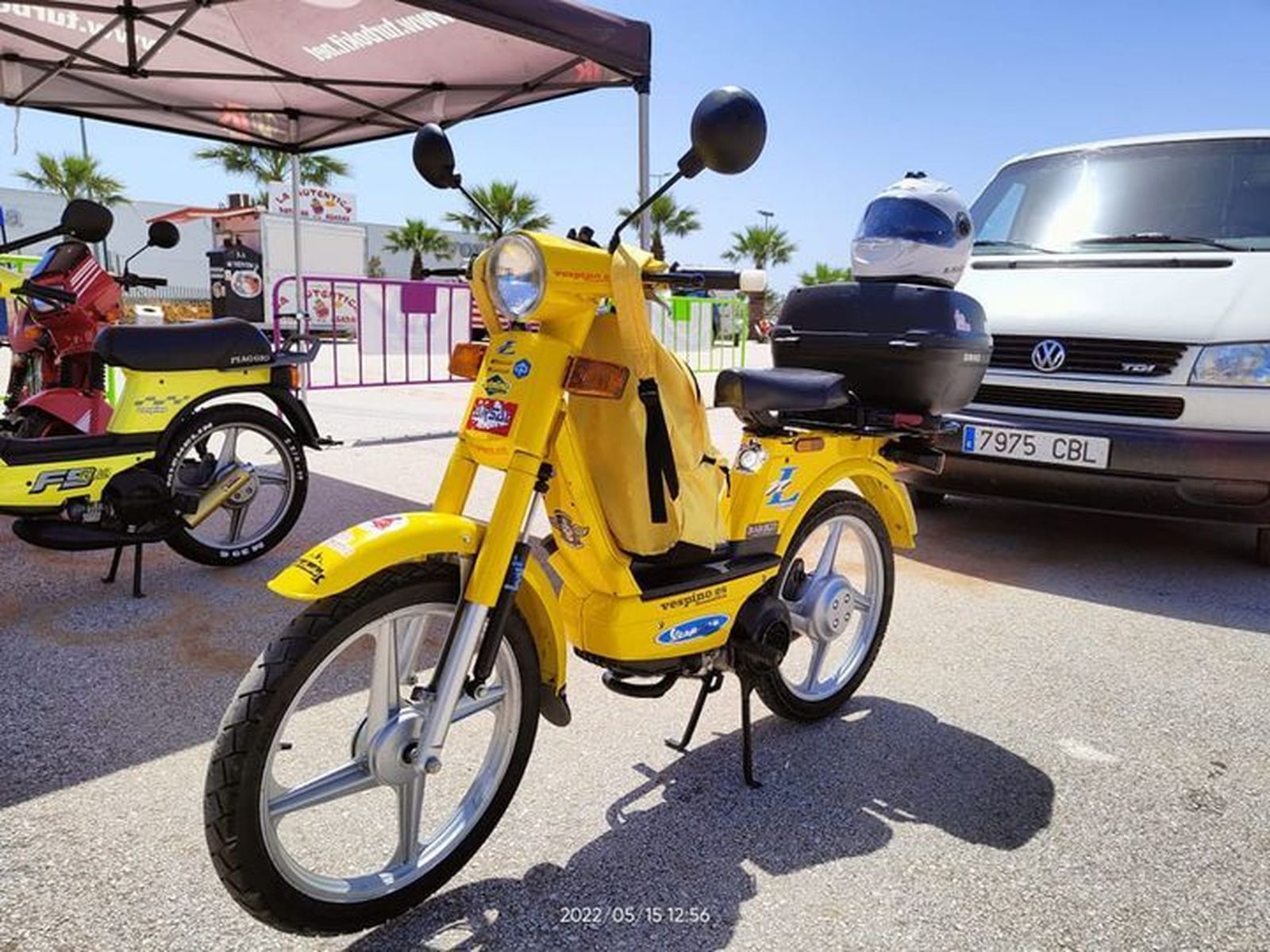 La vespino que recorre España. Foto RRSS