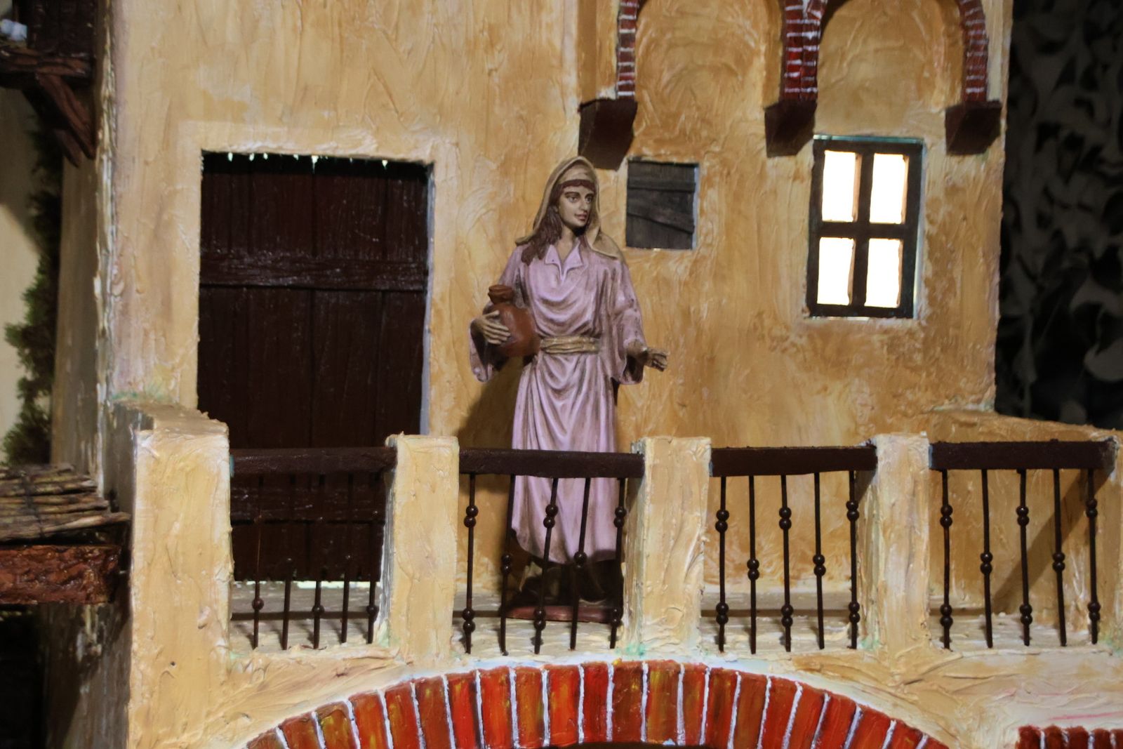 Portal de Belén en el cuartel de los militares