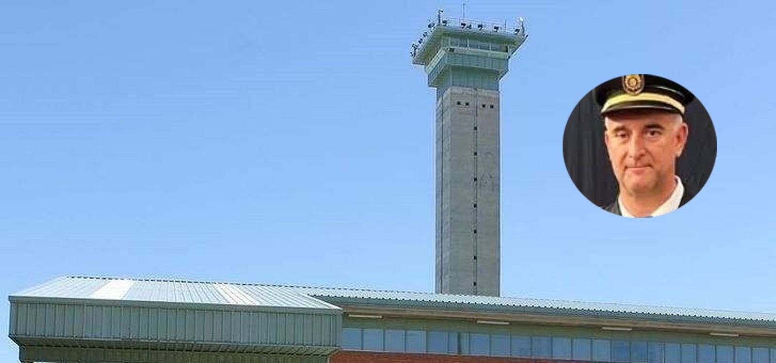 Imagen del jefe de antidroga con la cárcel de Topas