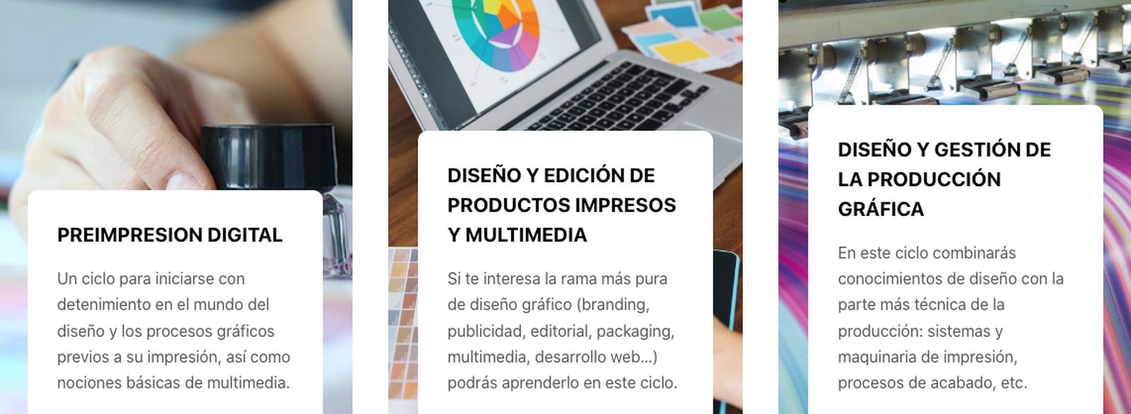 Cursos ofertados sobre artes gráficas en Salamanca