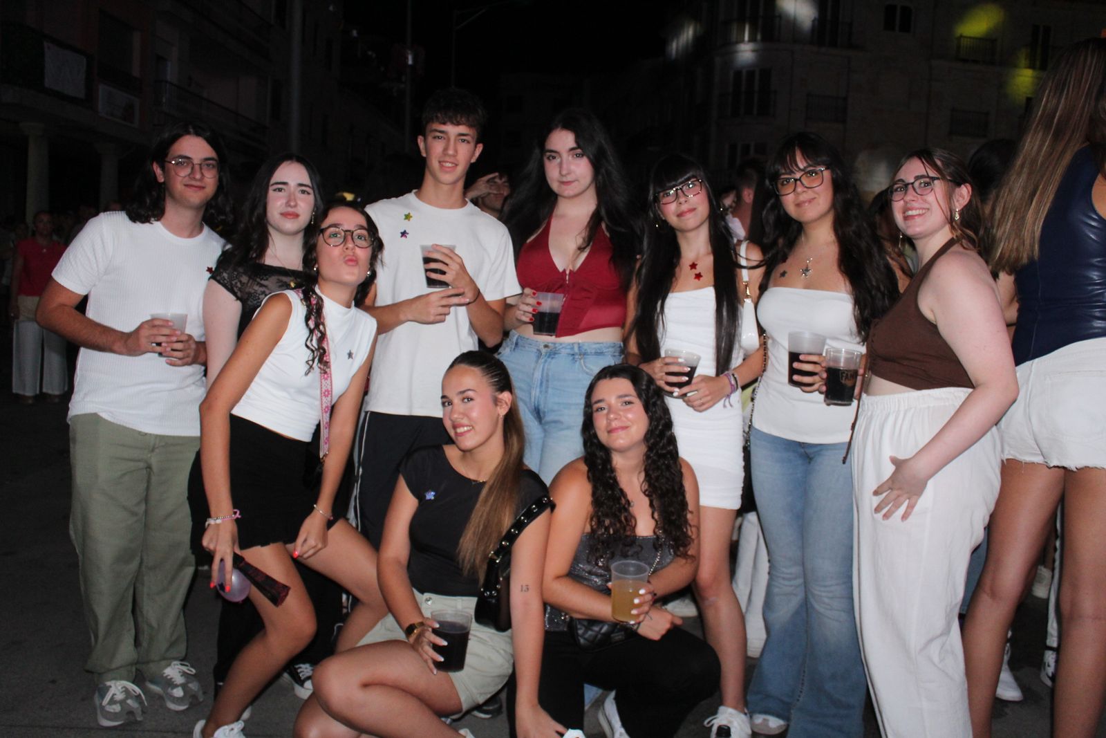 Salamanca de noche, sábado 16 de agosto