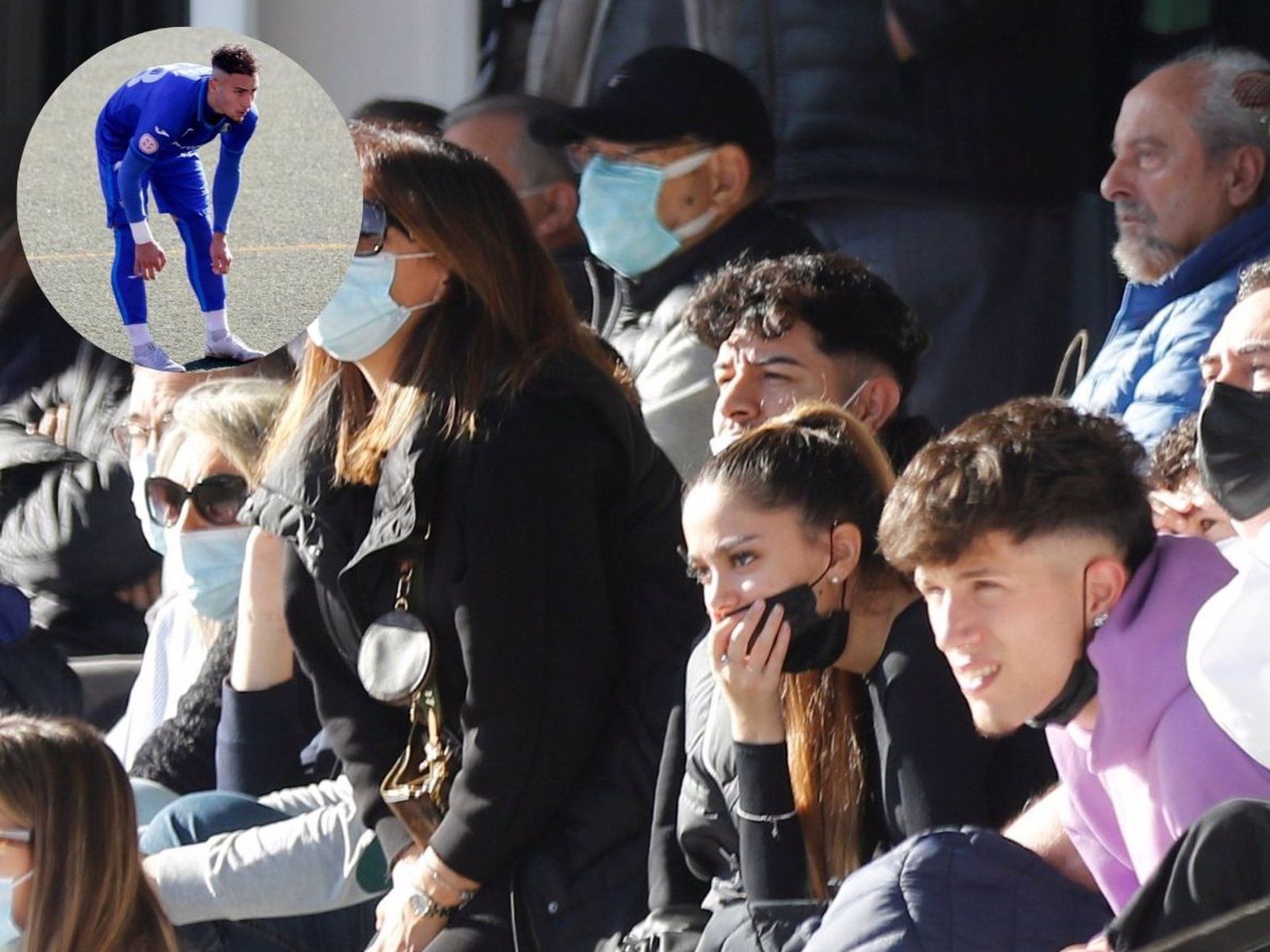 Julia Janeiro ha animado desde las gradas a su nuevo novio, Tommy Rossi, en su último partido. EP