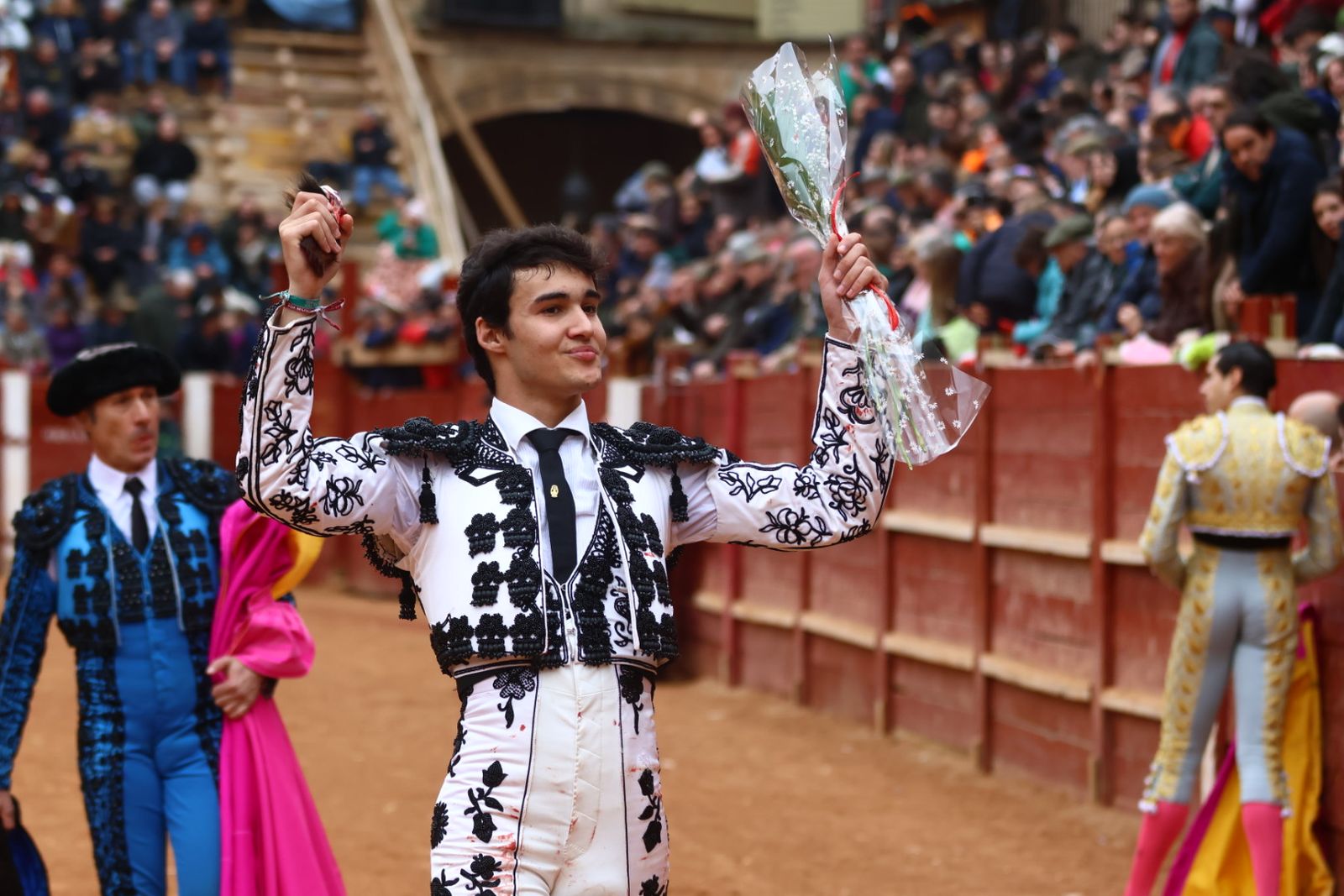 Tomás Bastos en la novillada con picadores de lunes en el Carnaval del Toro de Ciudad Rodrigo 2026